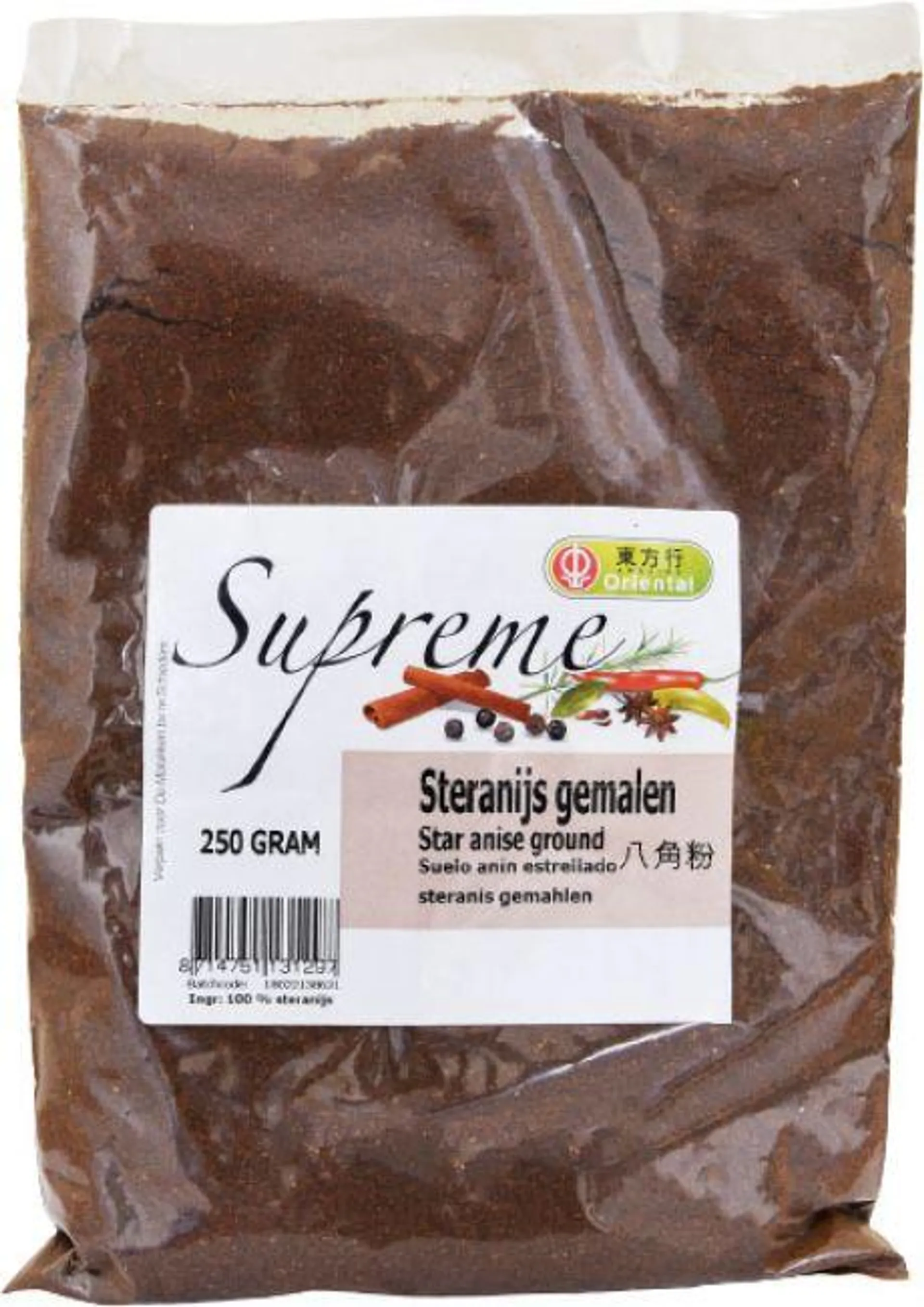 Supreme Steranijs Gemalen 250g