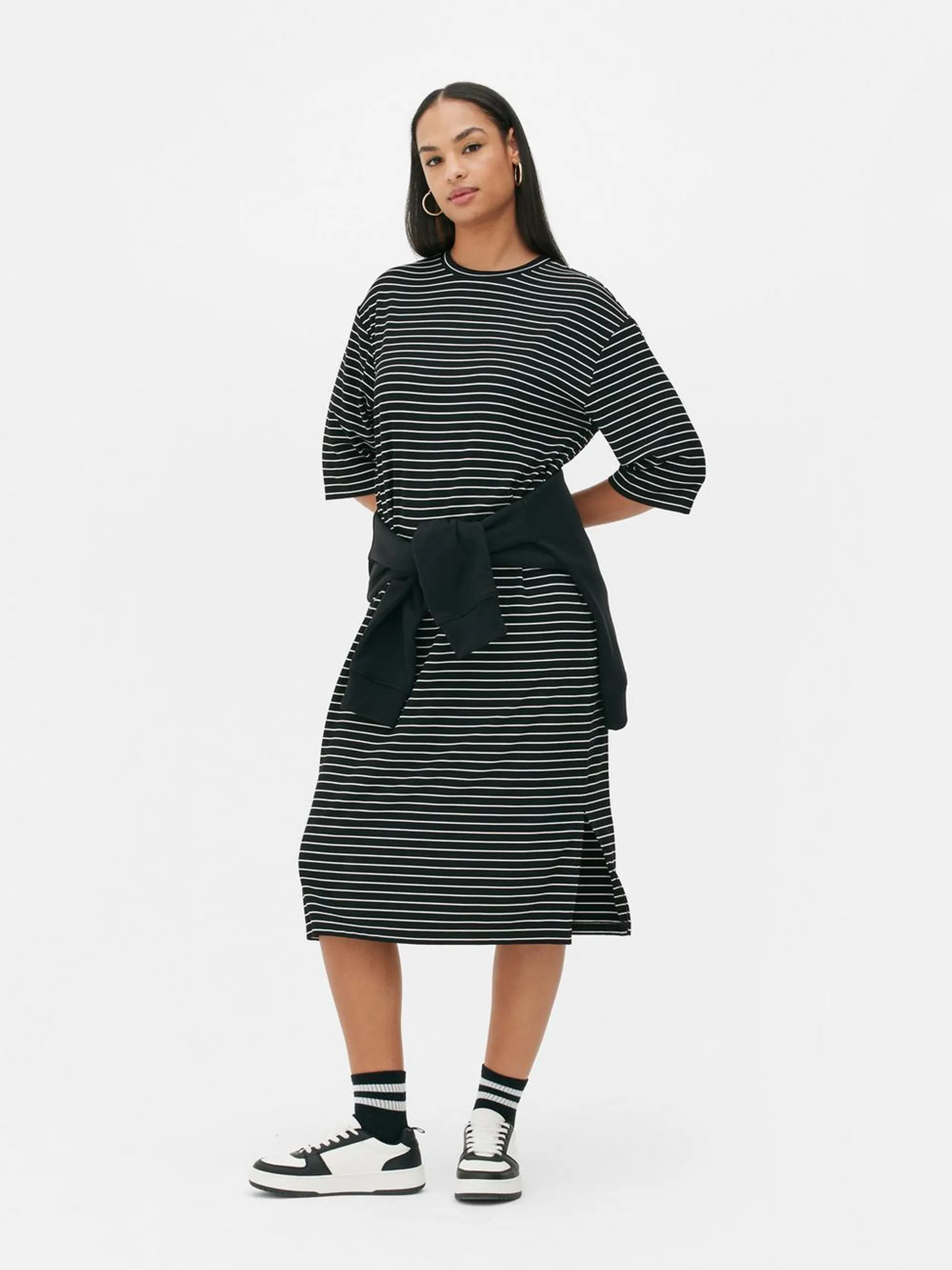 Midi-T-shirtjurk The Edit