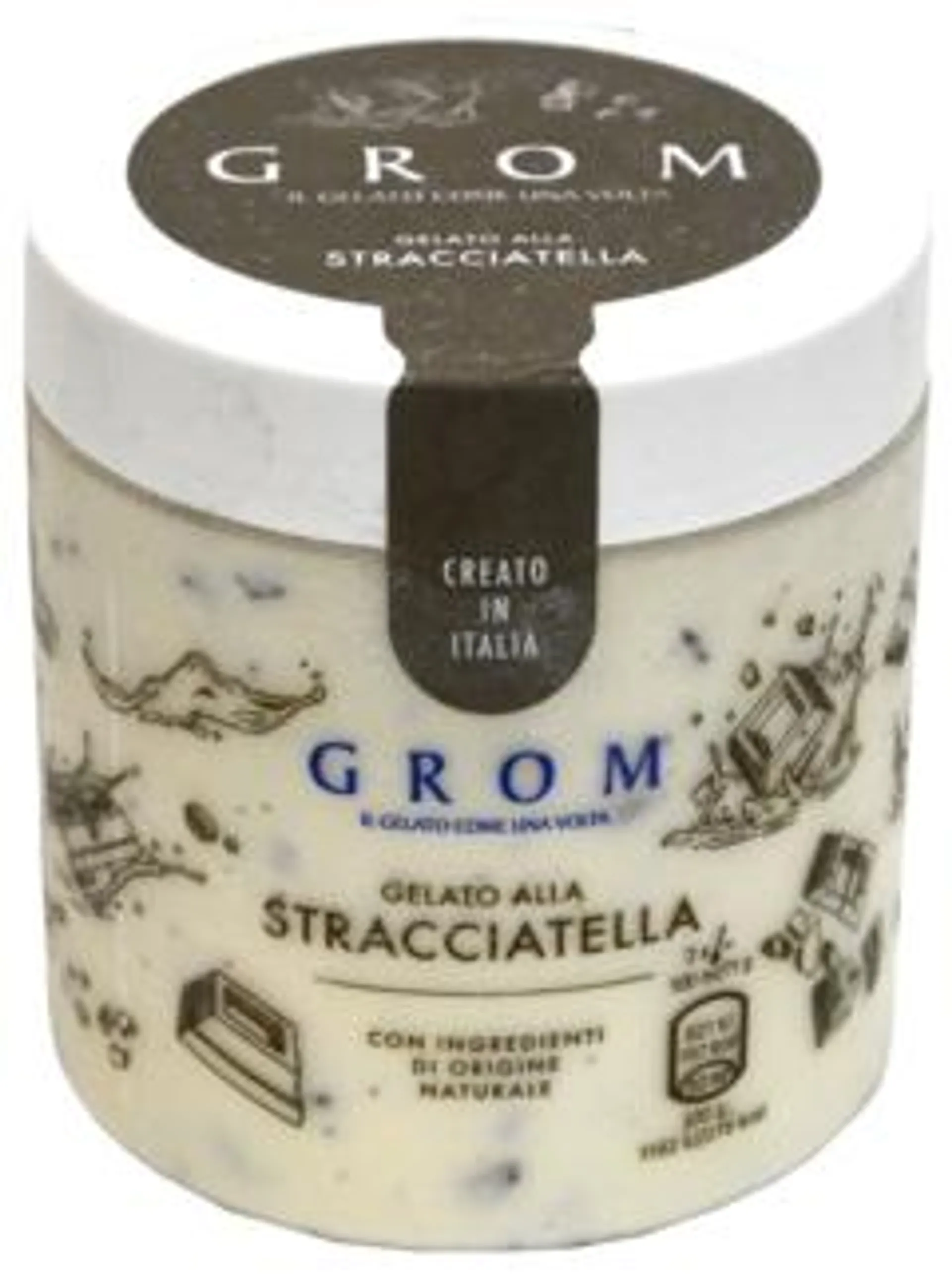 Grom Italian Pint Stracciatella 460ml