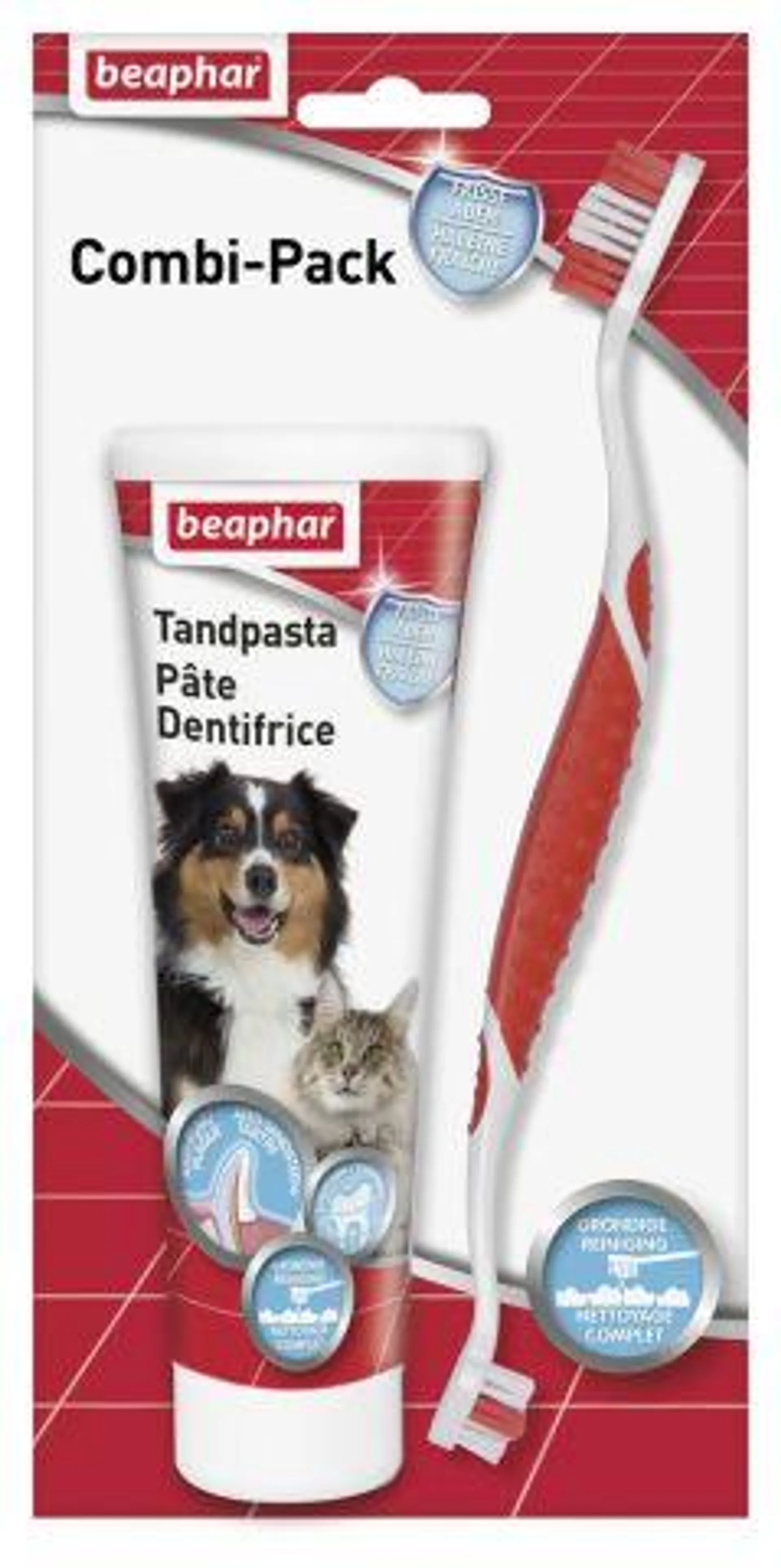 Beaphar Tandpasta + Borstel Frisse Adem - Gebitsverzorging -