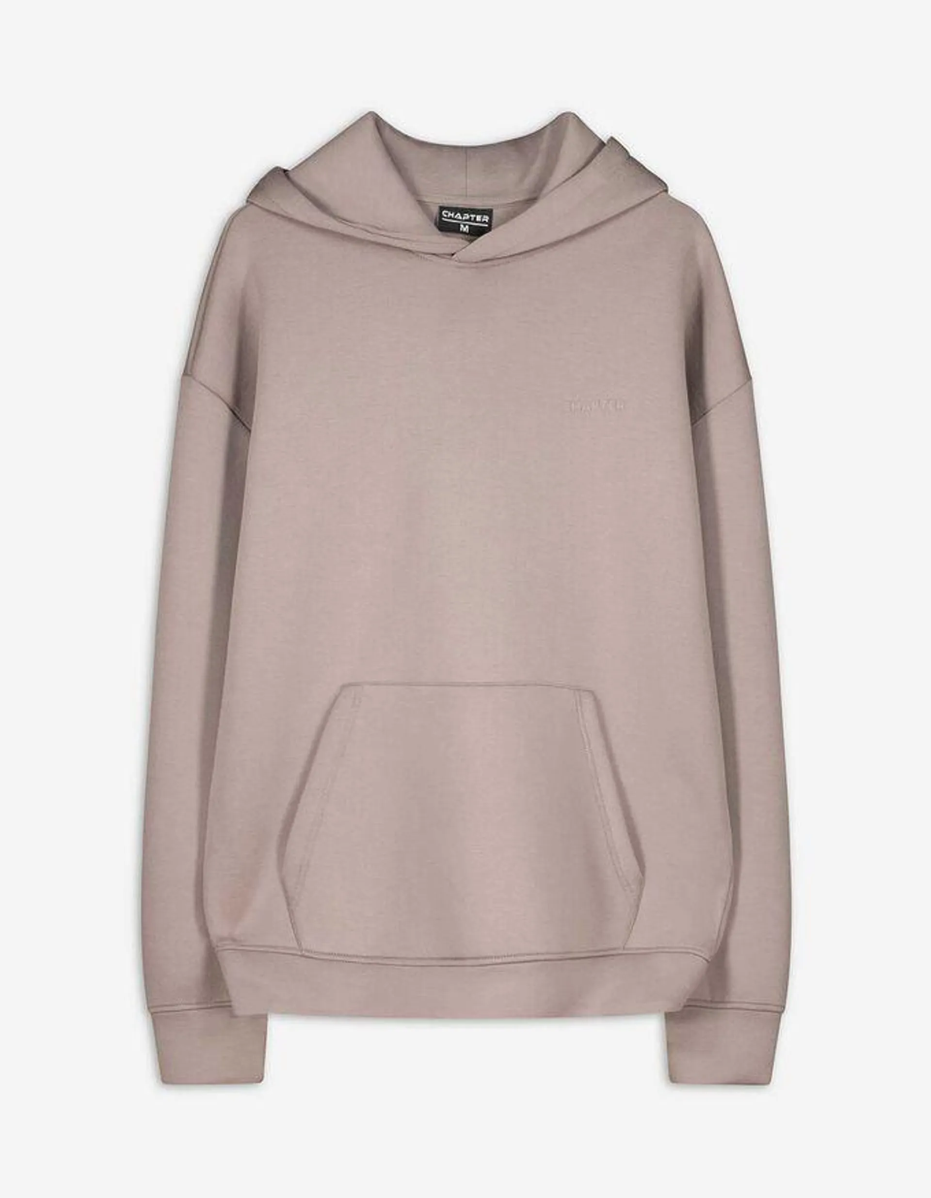 Hoodie - Oversized fit - lichtbruin