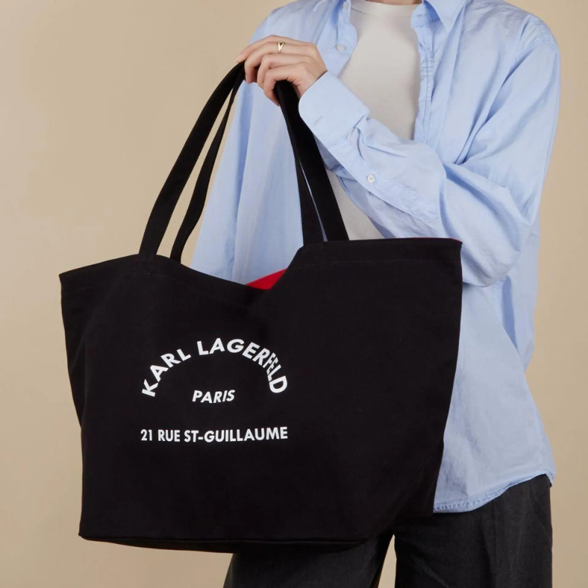 Rue St Guillaume Black Shopper 201W3138999