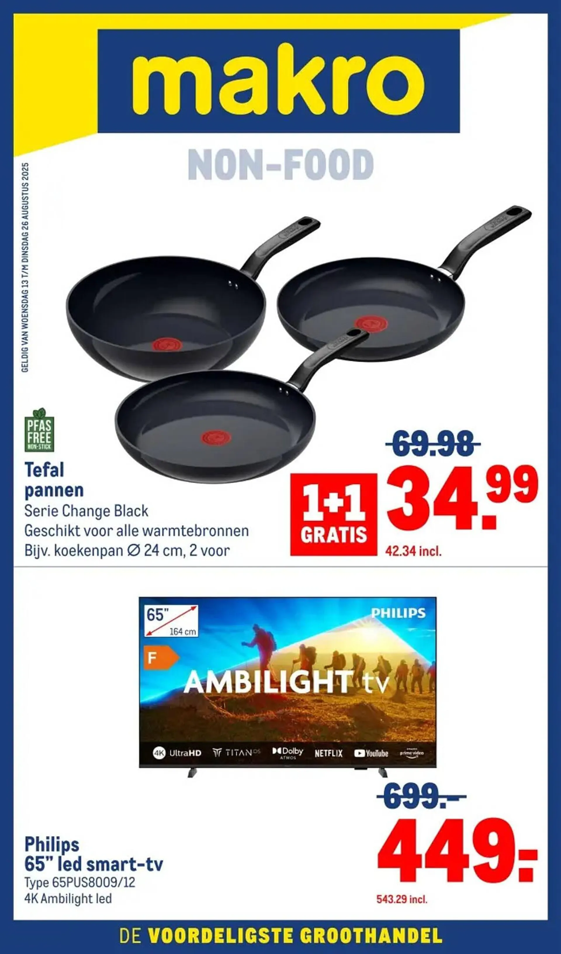 Makro folder van 13 augustus tot 26 augustus 2025 - Folder pagina 1