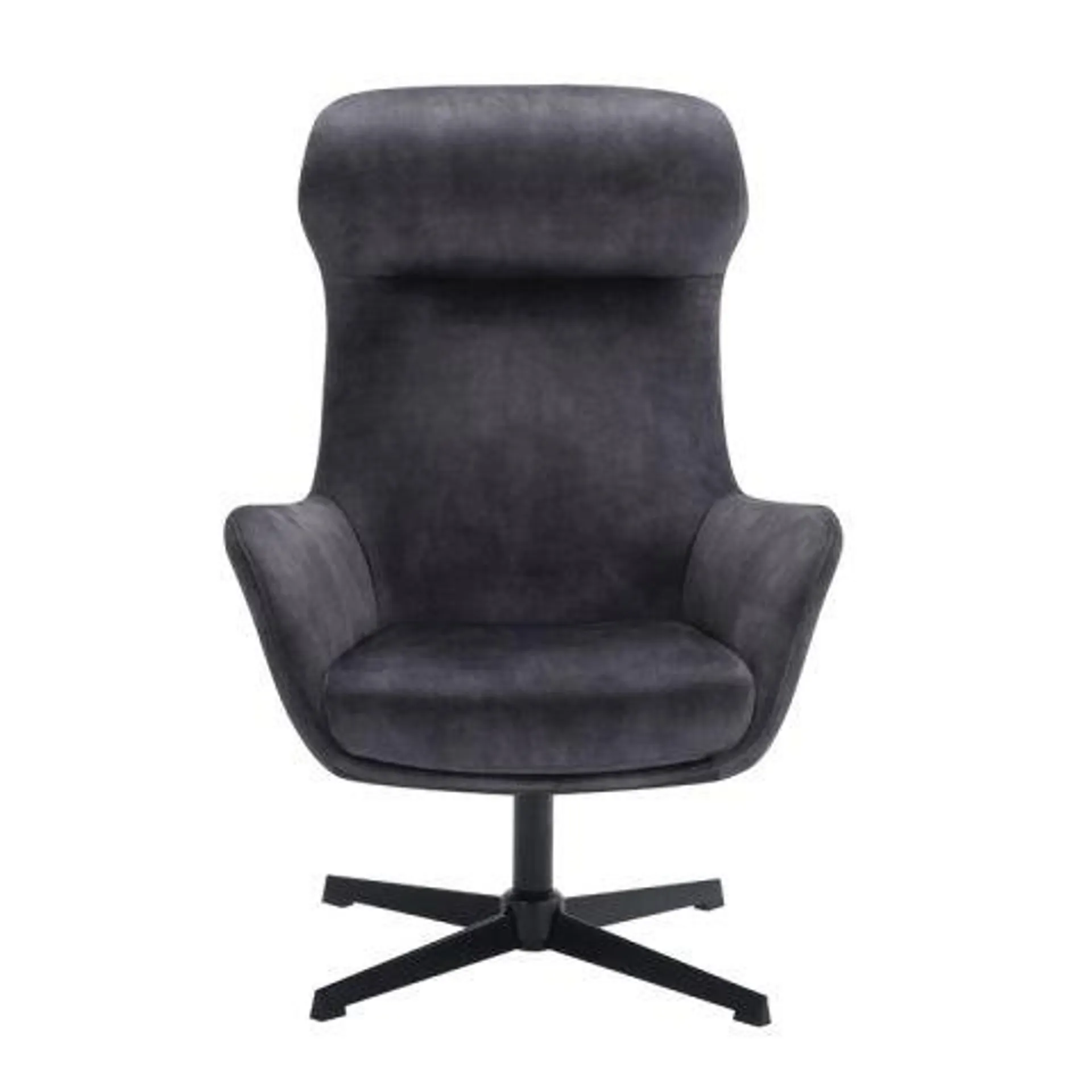 Draaifauteuil Vicenzo antraciet