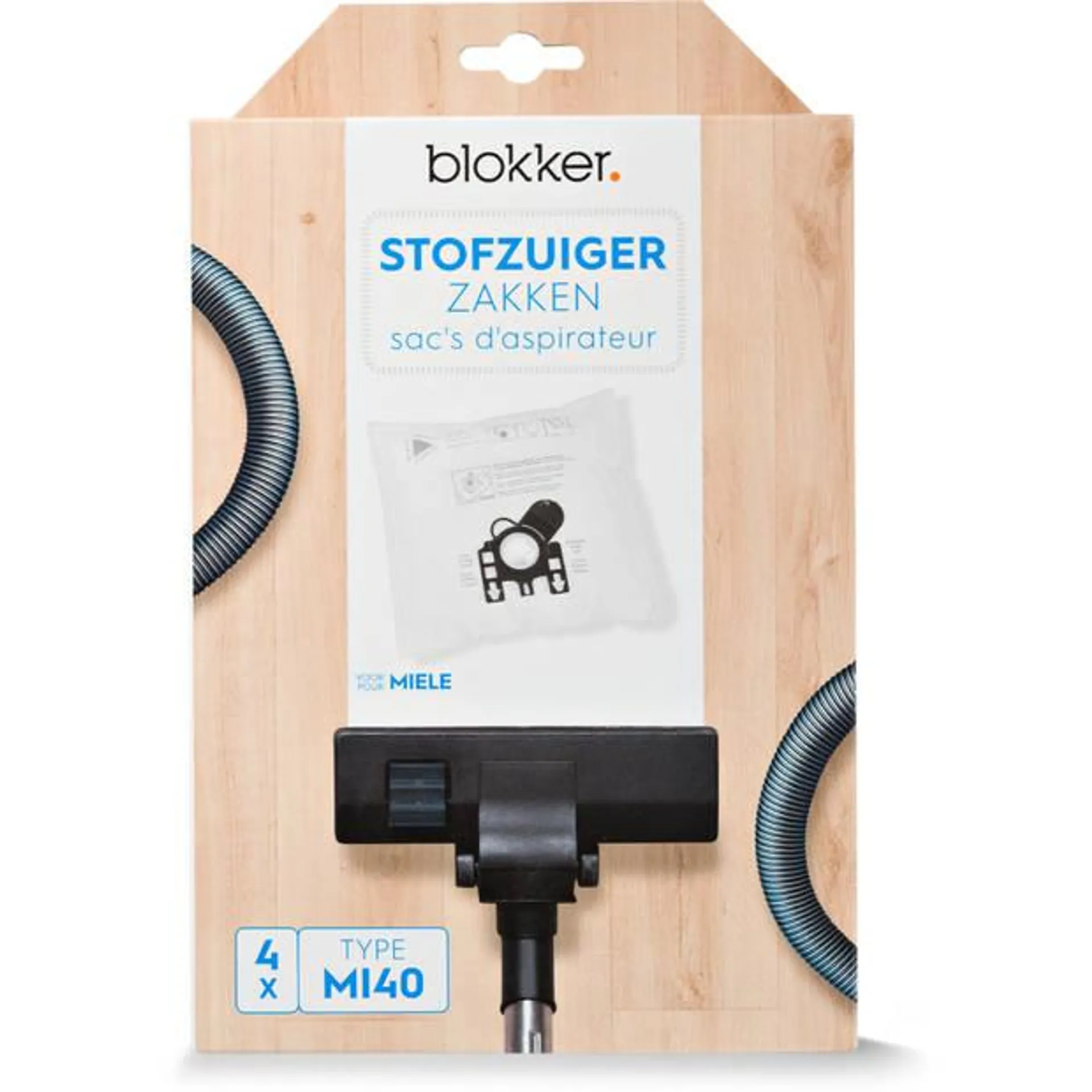 Blokker stofzuigerzak Miele mi40 - 4 stuks