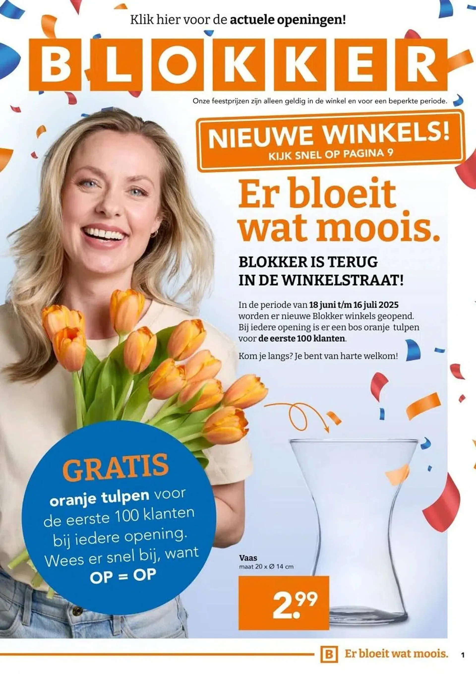 Blokker folder van 2 juli tot 13 juli 2025 - Folder pagina 1