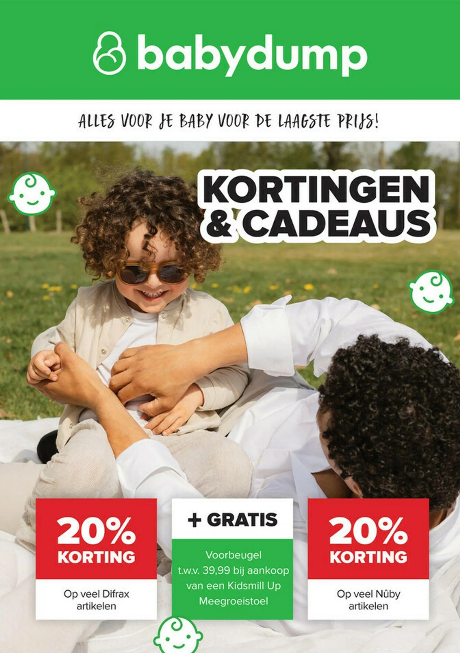 Baby-Dump van 6 juni tot 6 juli 2025 - Folder pagina 1