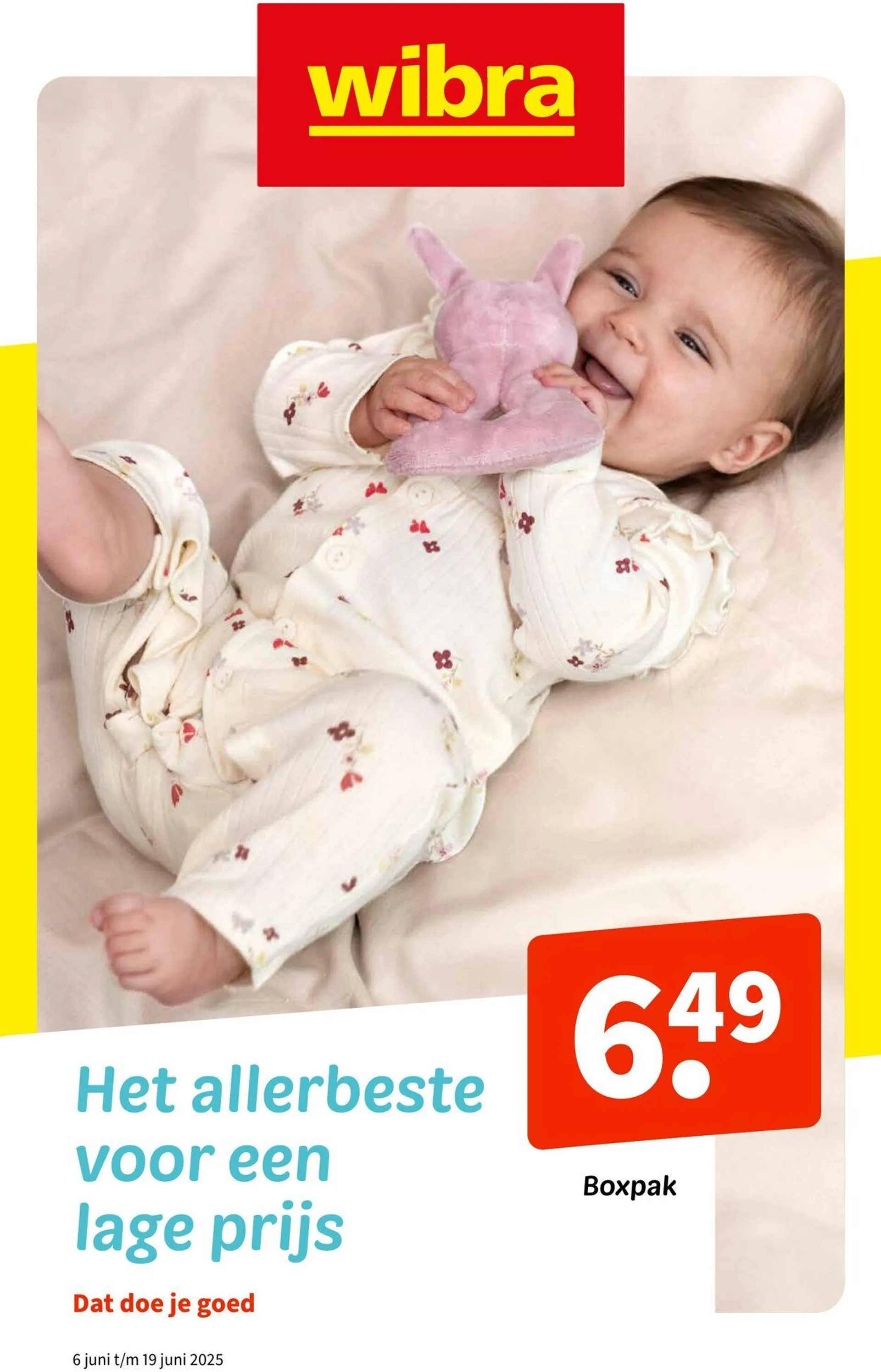 Wibra van 6 juni tot 19 juni 2025 - Folder pagina 1