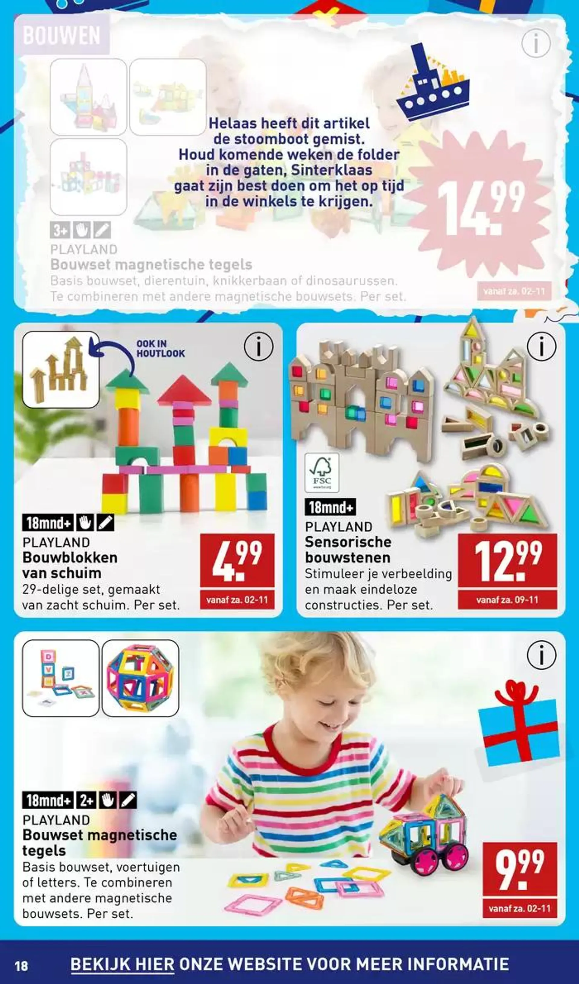 Topdeals en kortingen van 31 oktober tot 14 november 2024 - Folder pagina 18