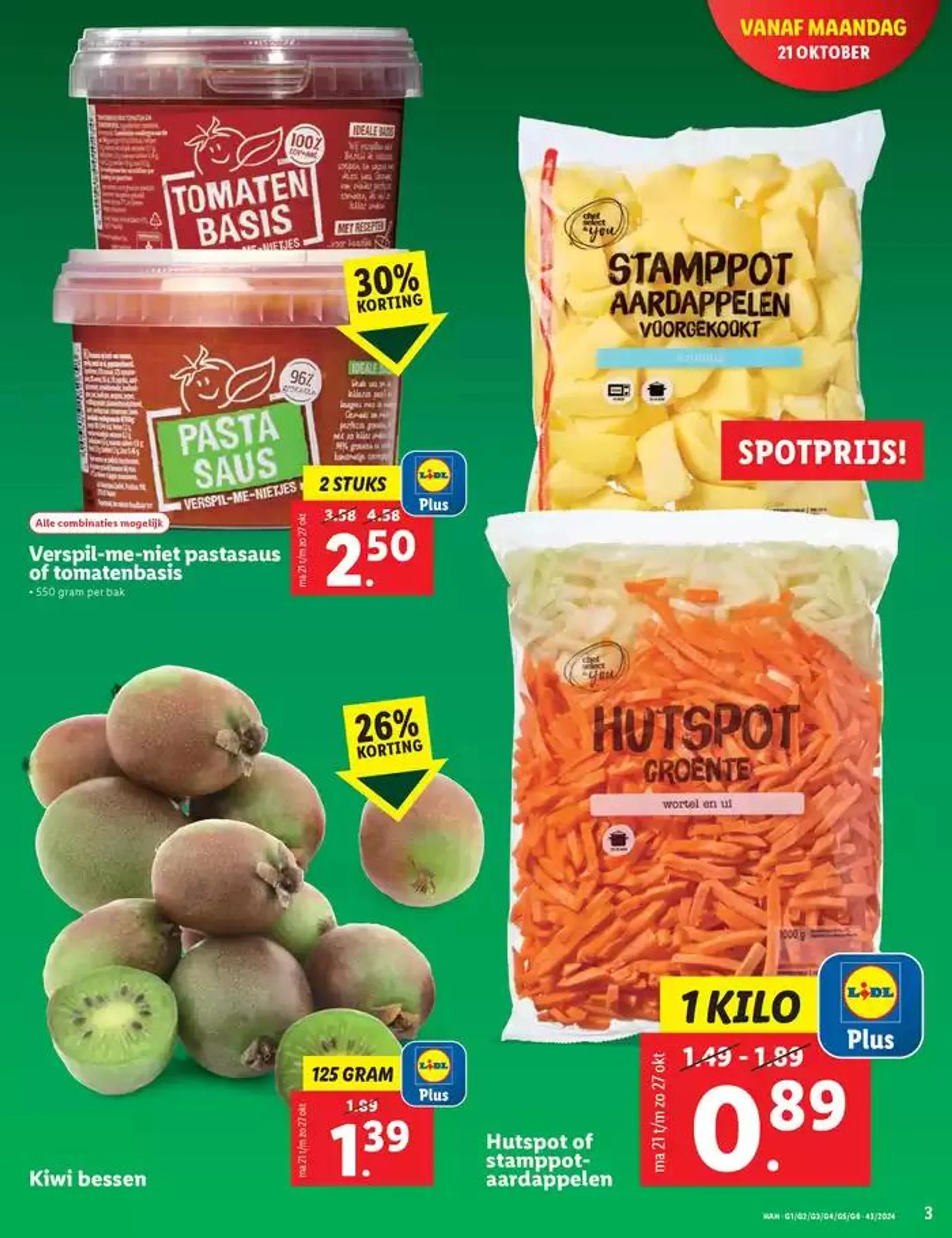 Topdeals en kortingen van 17 oktober tot 30 oktober 2024 - Folder pagina 3