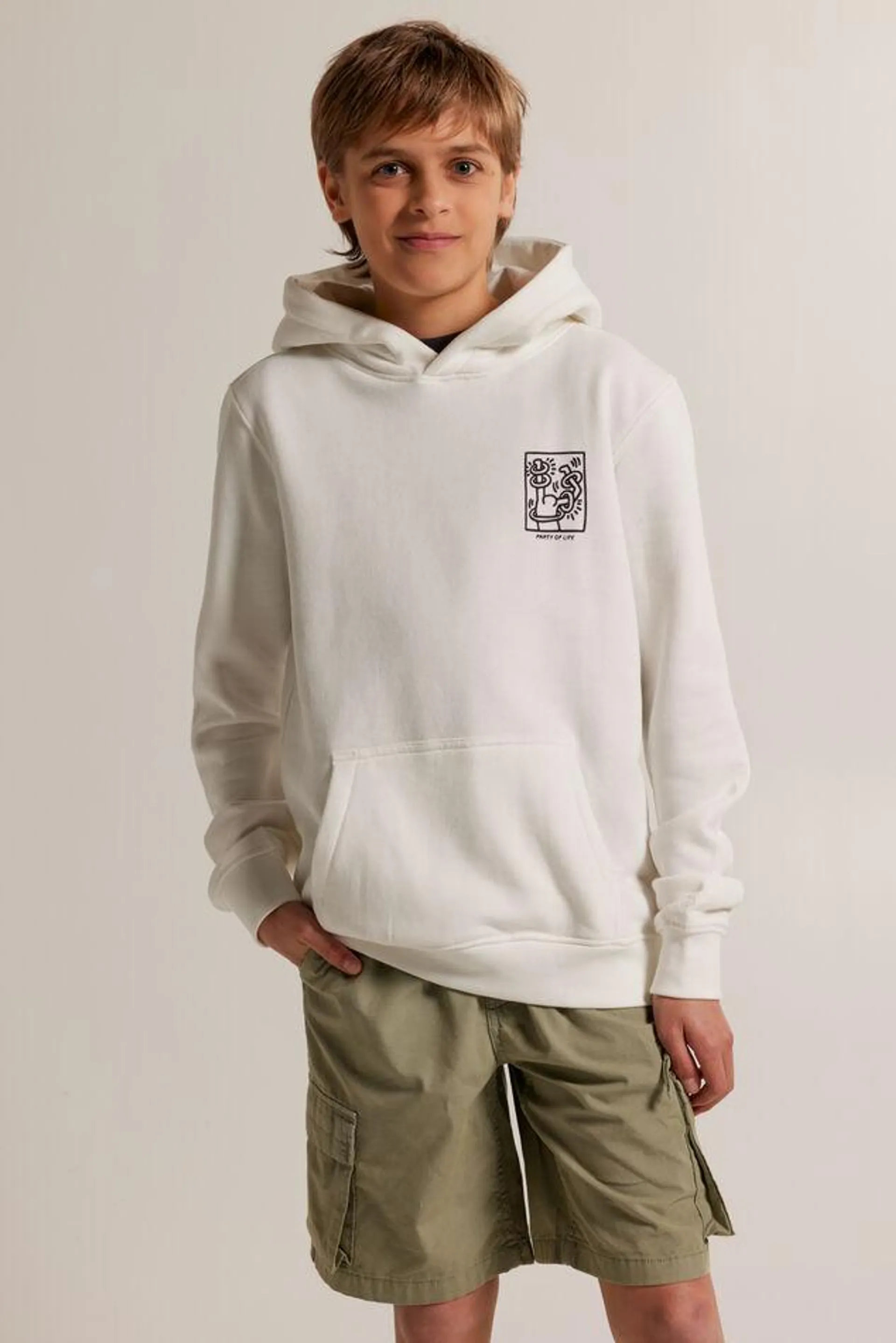 Hoodie met Keith Haring artwork