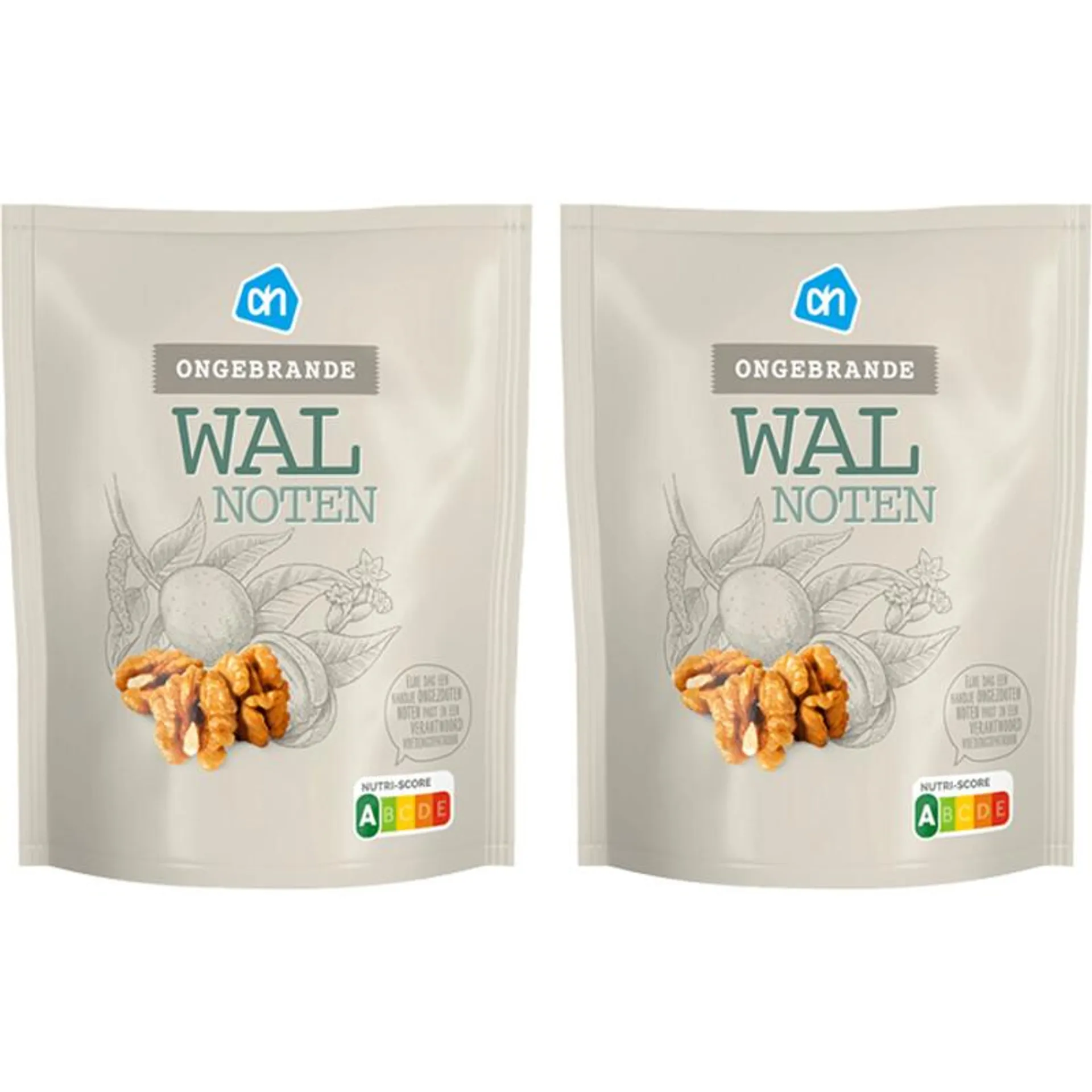 AH Walnoten ongebrand 2-pack