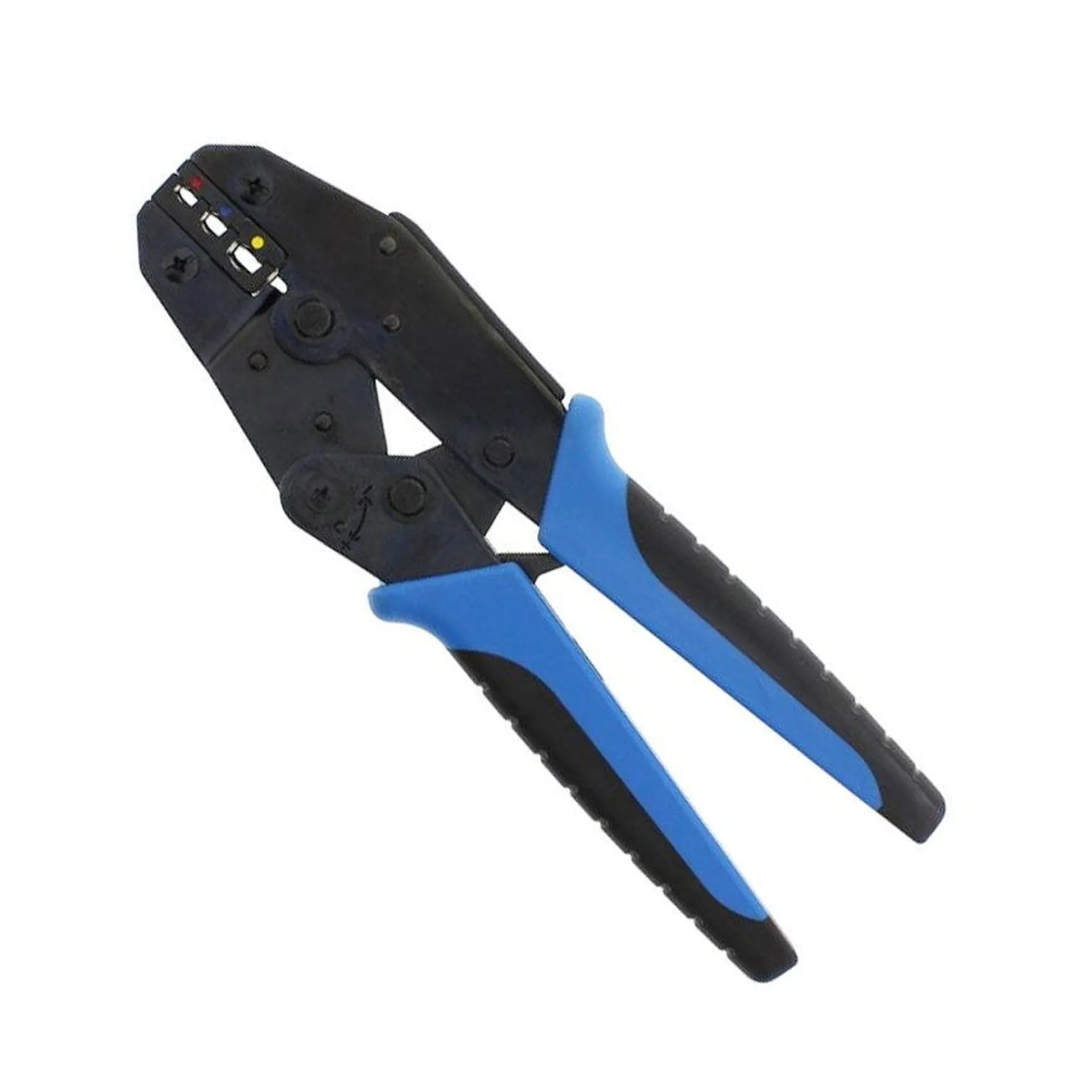 Klemko krimptang, type BlueGrip, voor geïsoleerde kabelschoenen 0,5-6 mm², ovaalpers