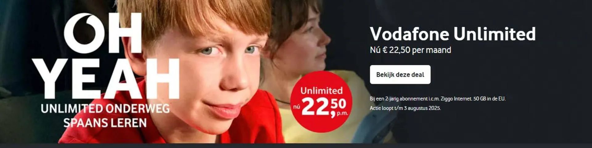 Vodafone folder van 25 juni tot 3 augustus 2025 - Folder pagina 1
