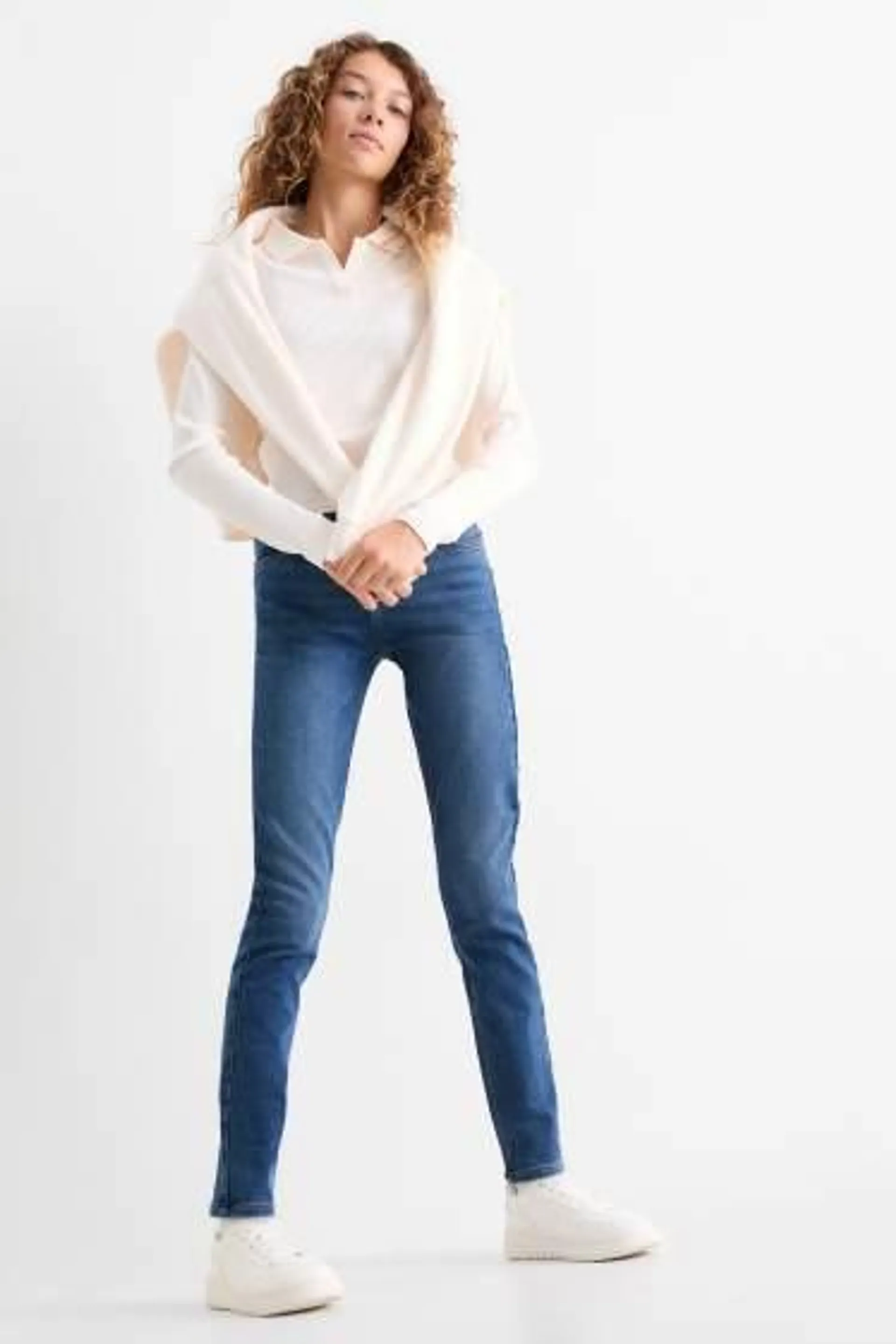 Skinny jeans - thermal jeans - LYCRA®