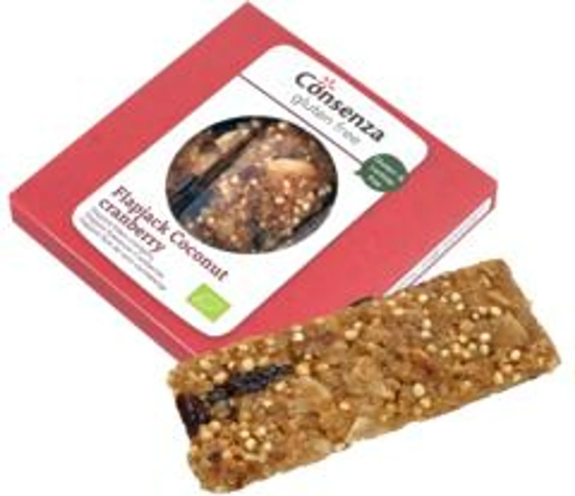 3 pakken Consenza Flapjack Koekjes BIO 90g