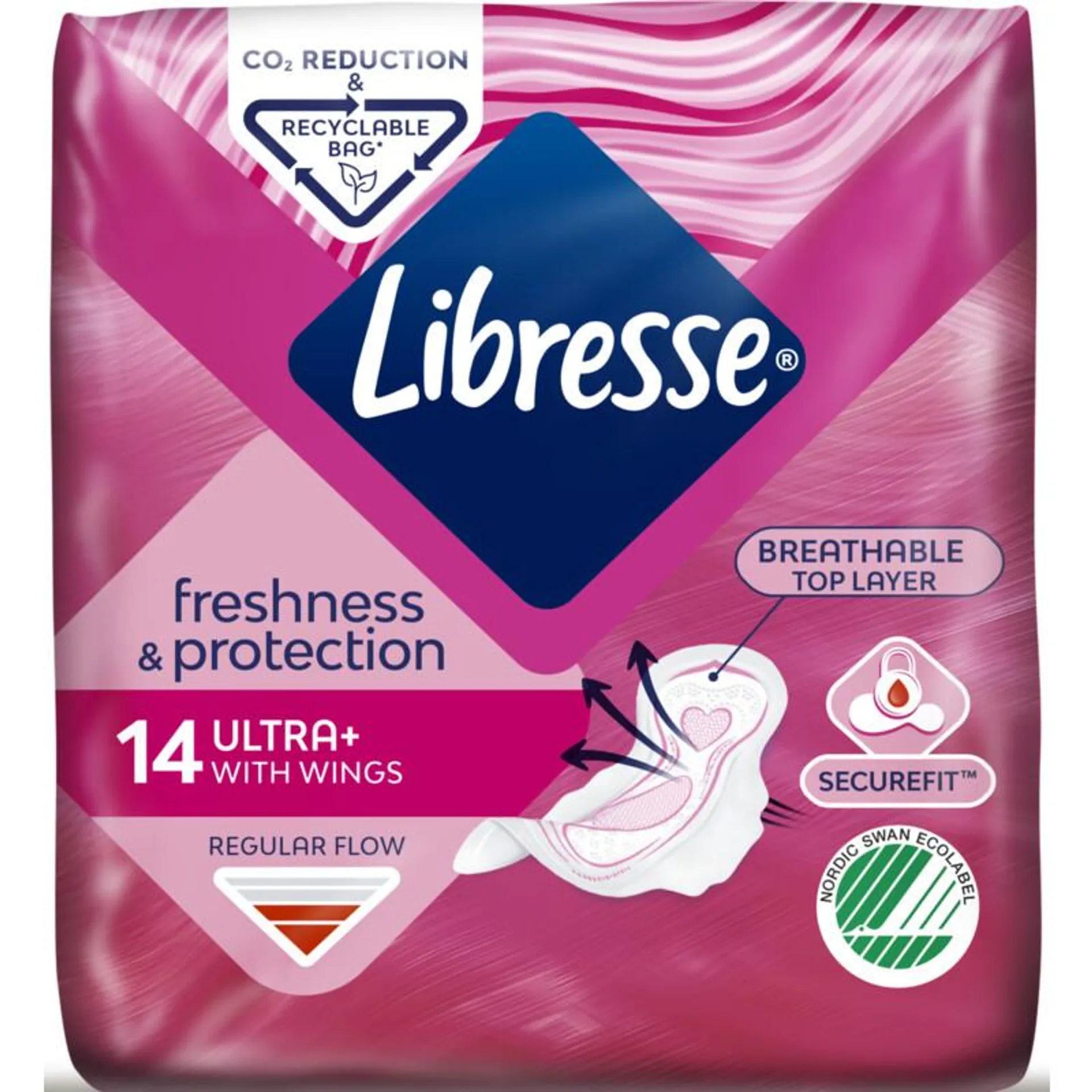 Libresse Ultra regular+ wing maandverband