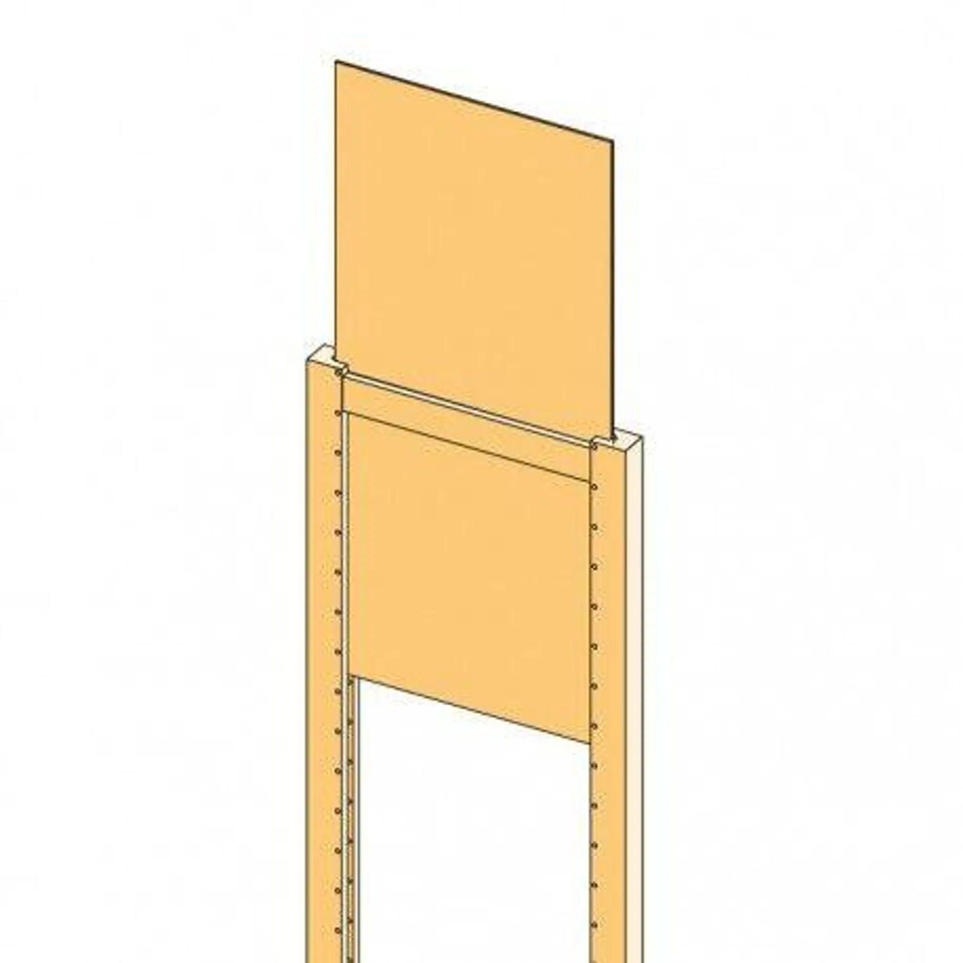 3 Lundia inschuifpanelen dark 80×40 cm – nu 20% korting!