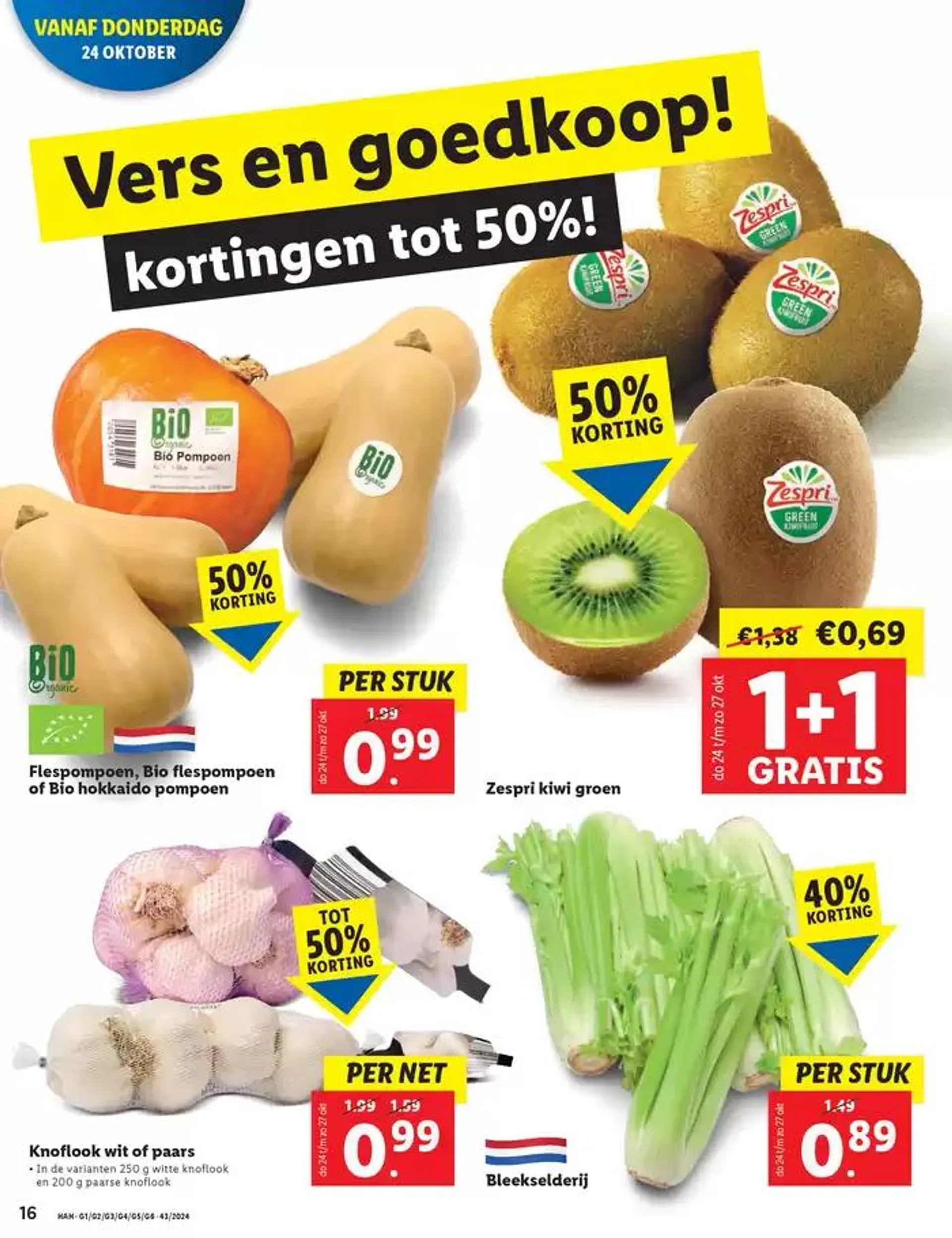 Topdeals en kortingen van 17 oktober tot 30 oktober 2024 - Folder pagina 16