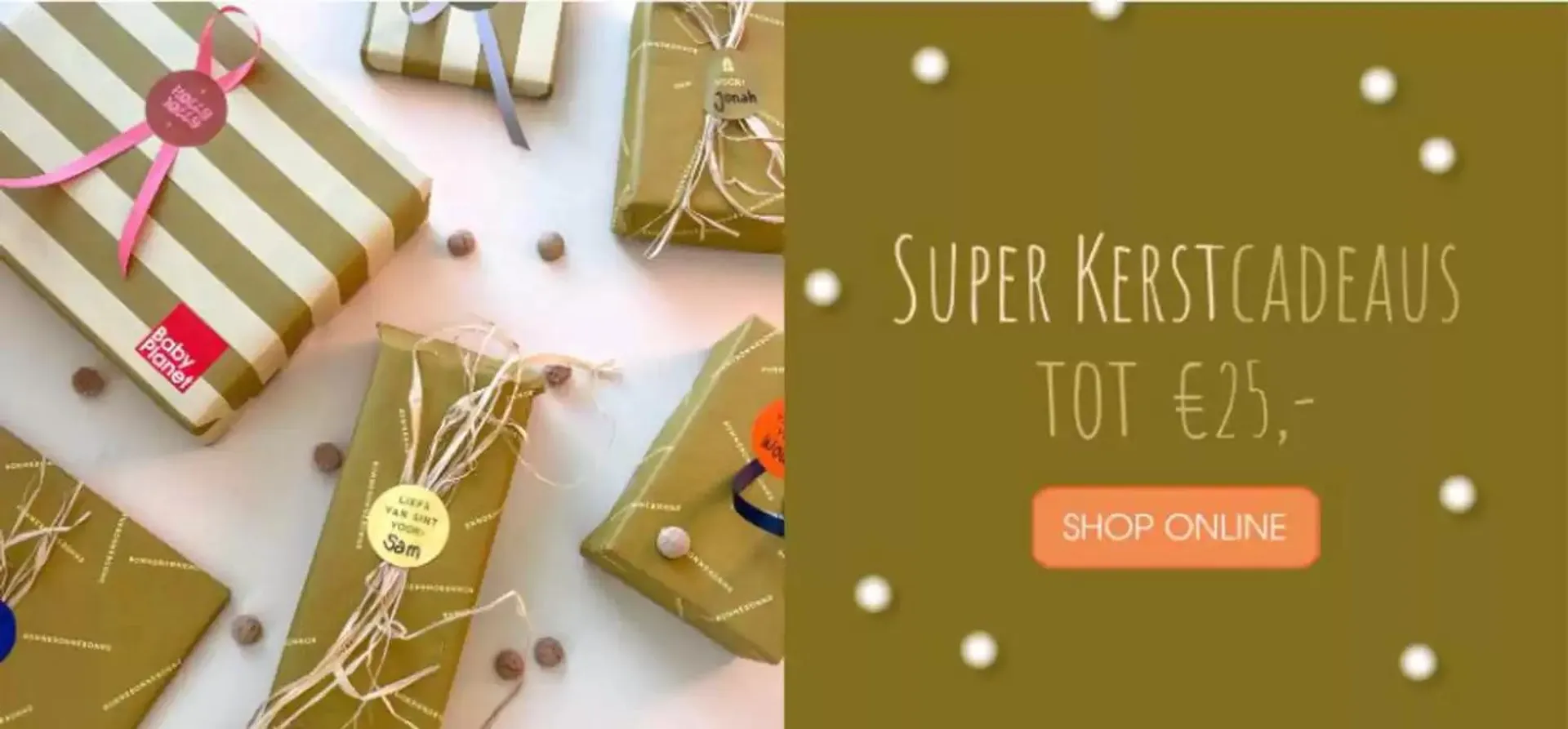 Super Kerstcadeaus tot €25,- - 1