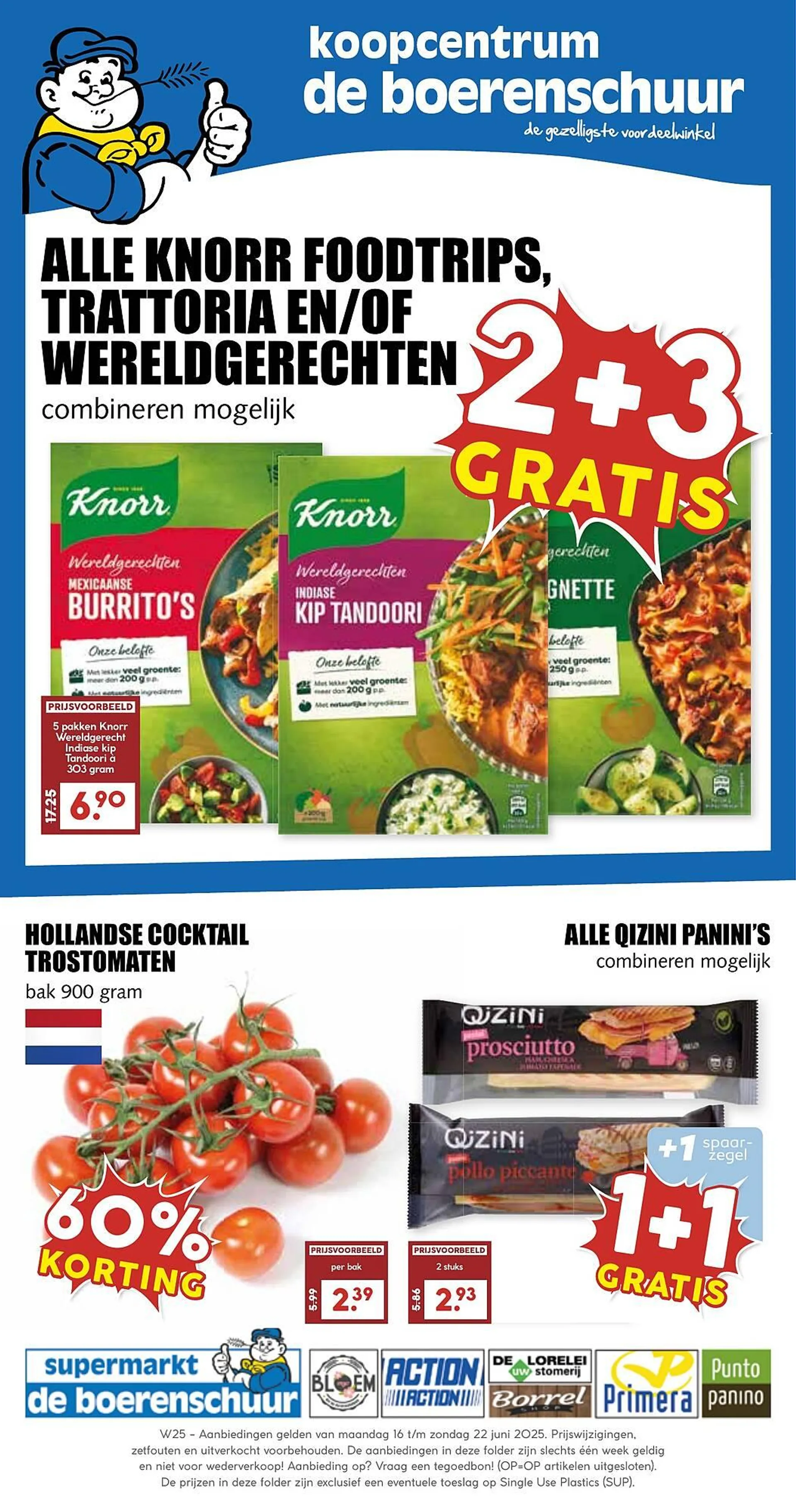 De Boerenschuur folder van 16 juni tot 21 juni 2025 - Folder pagina 1
