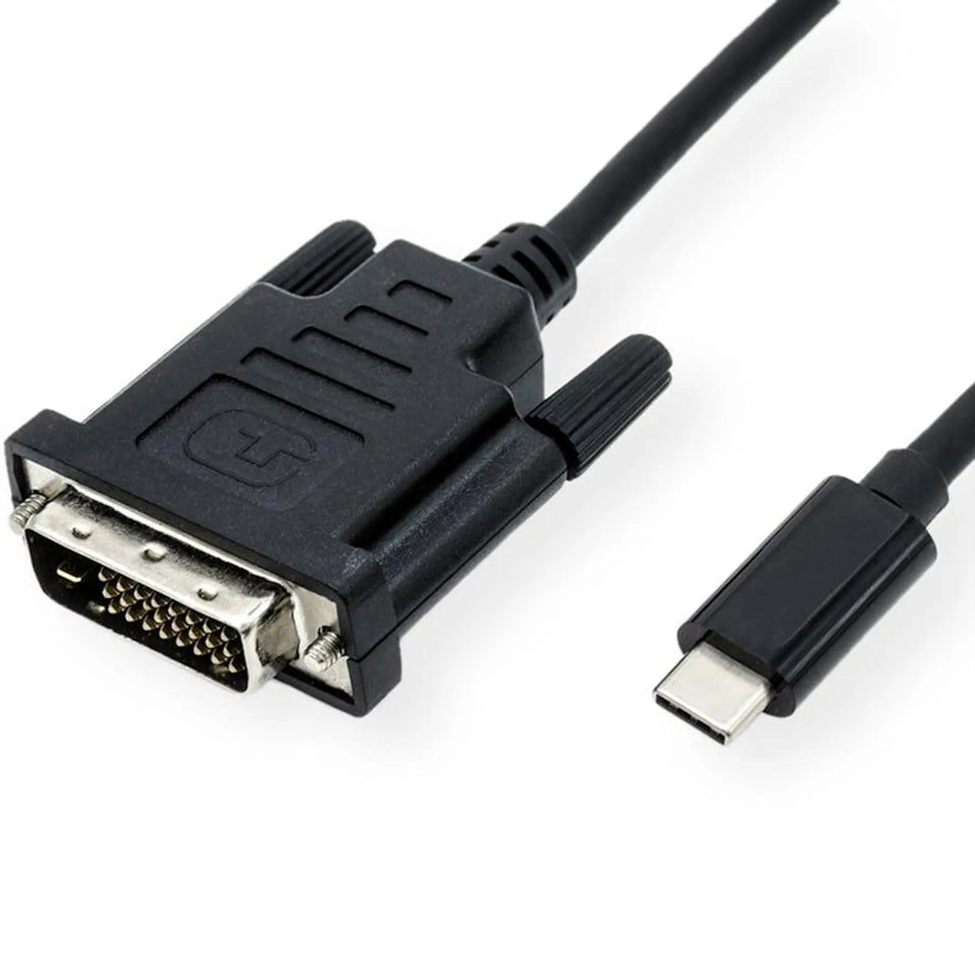 VALUE USB type C - DVI adapterkabel, M/M, 1 m