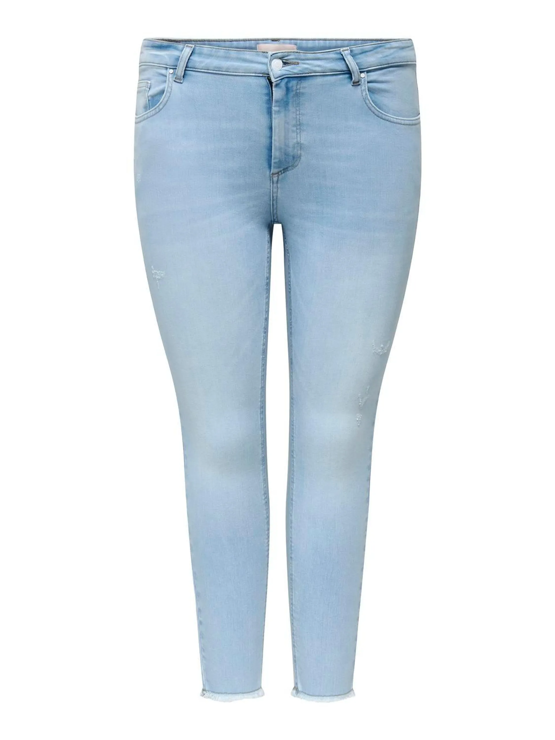 Skinny fit Onafgewerkte zoom Jeans