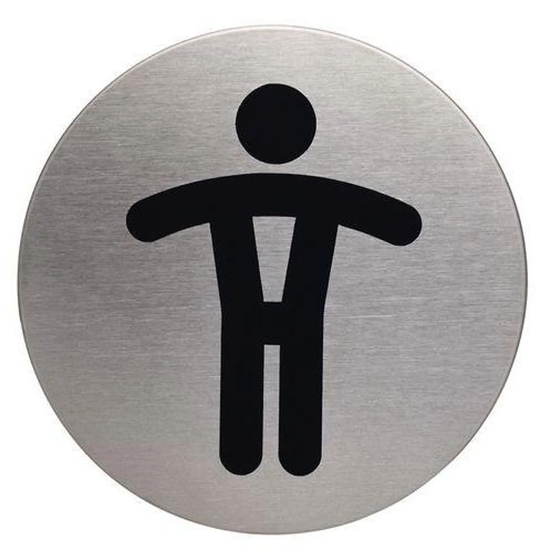 Design-pictogram rond Ø 83 mm - Heren - Durable