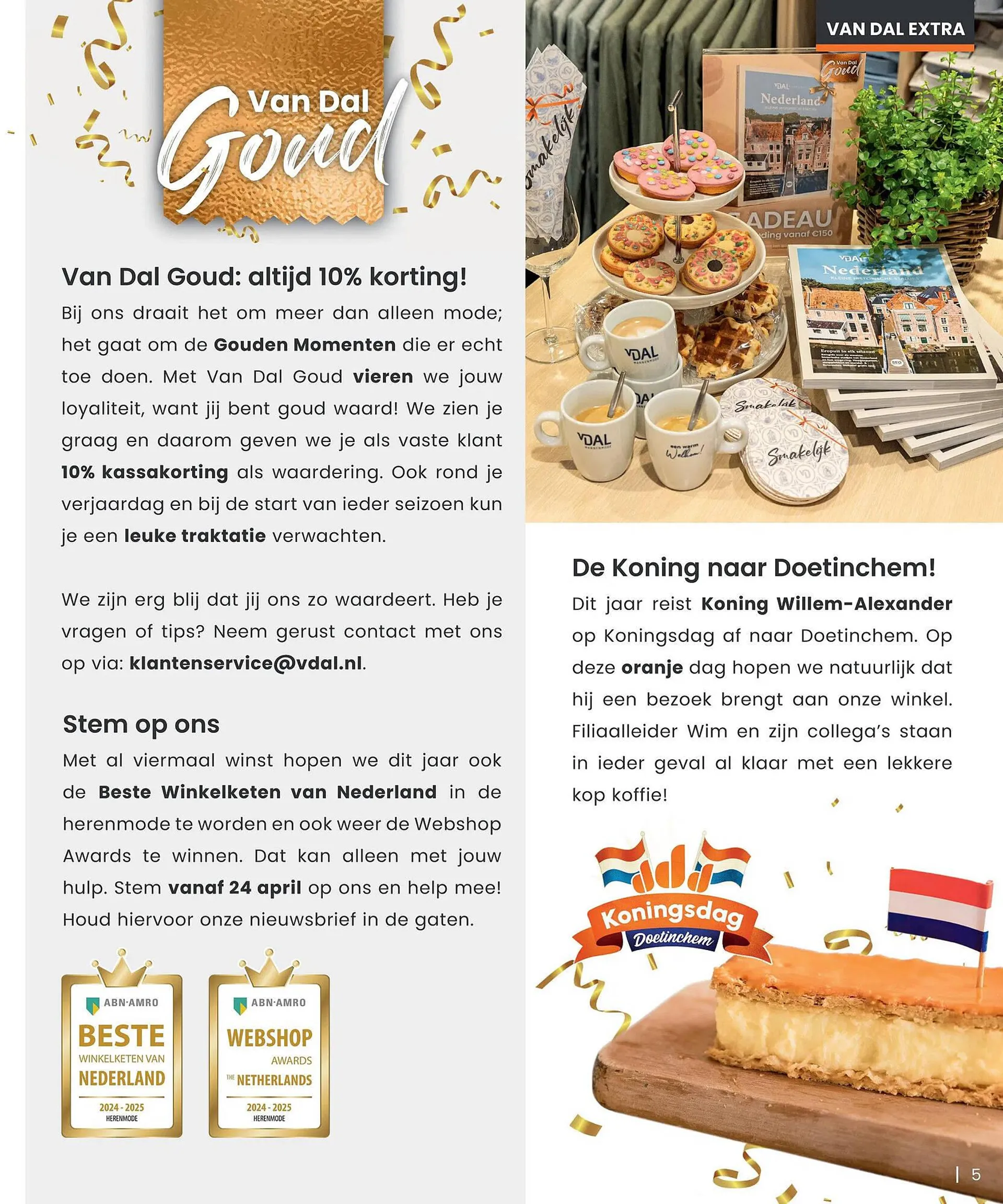 Van Dal Mannenmode folder van 1 juni tot 24 september 2025 - Folder pagina 5