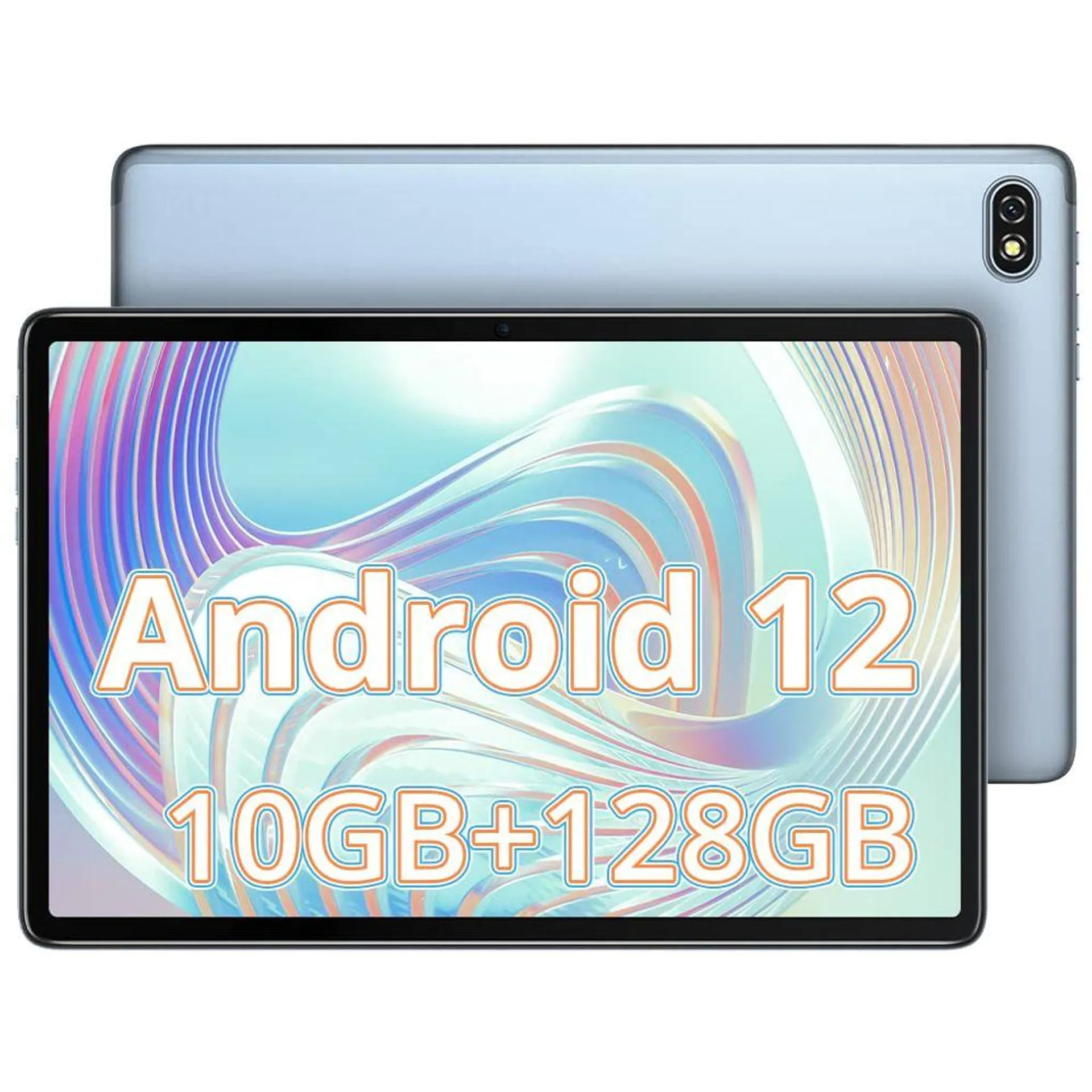 Blackview Tablet 10 Zoll, Tab 7 Pro,Android 12 Tablet PC,6GB+4GB(Erweitern) RAM+128GB ROM(1TB TF erweitern),Octa Core,8MP+13MP Kamera,1200 * 1920 FHD+ Display,Tablet 4G LTE & 5G WiFi,6580mAh Akku/Typ-C/Face ID/GPS