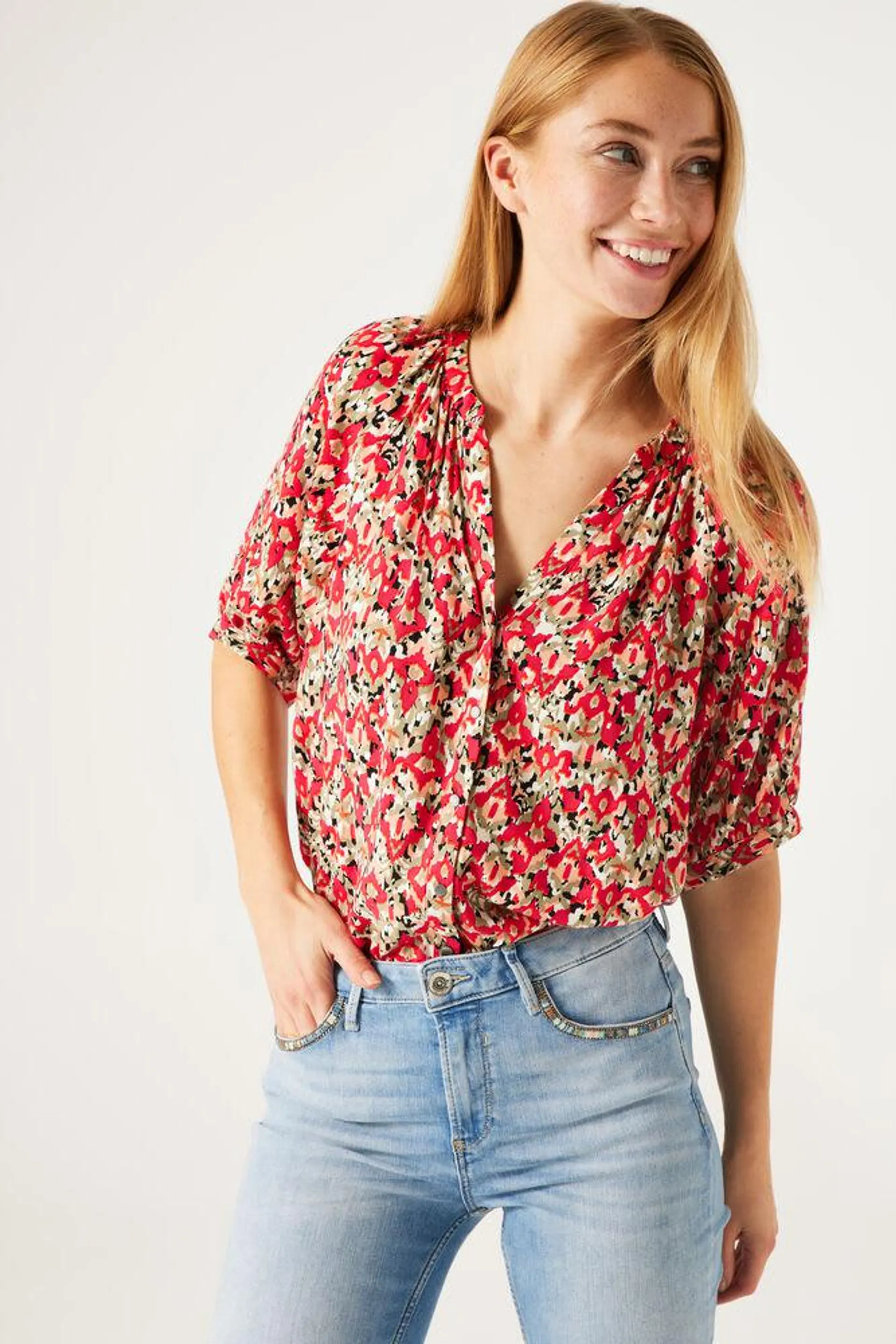 garcia blouse met print