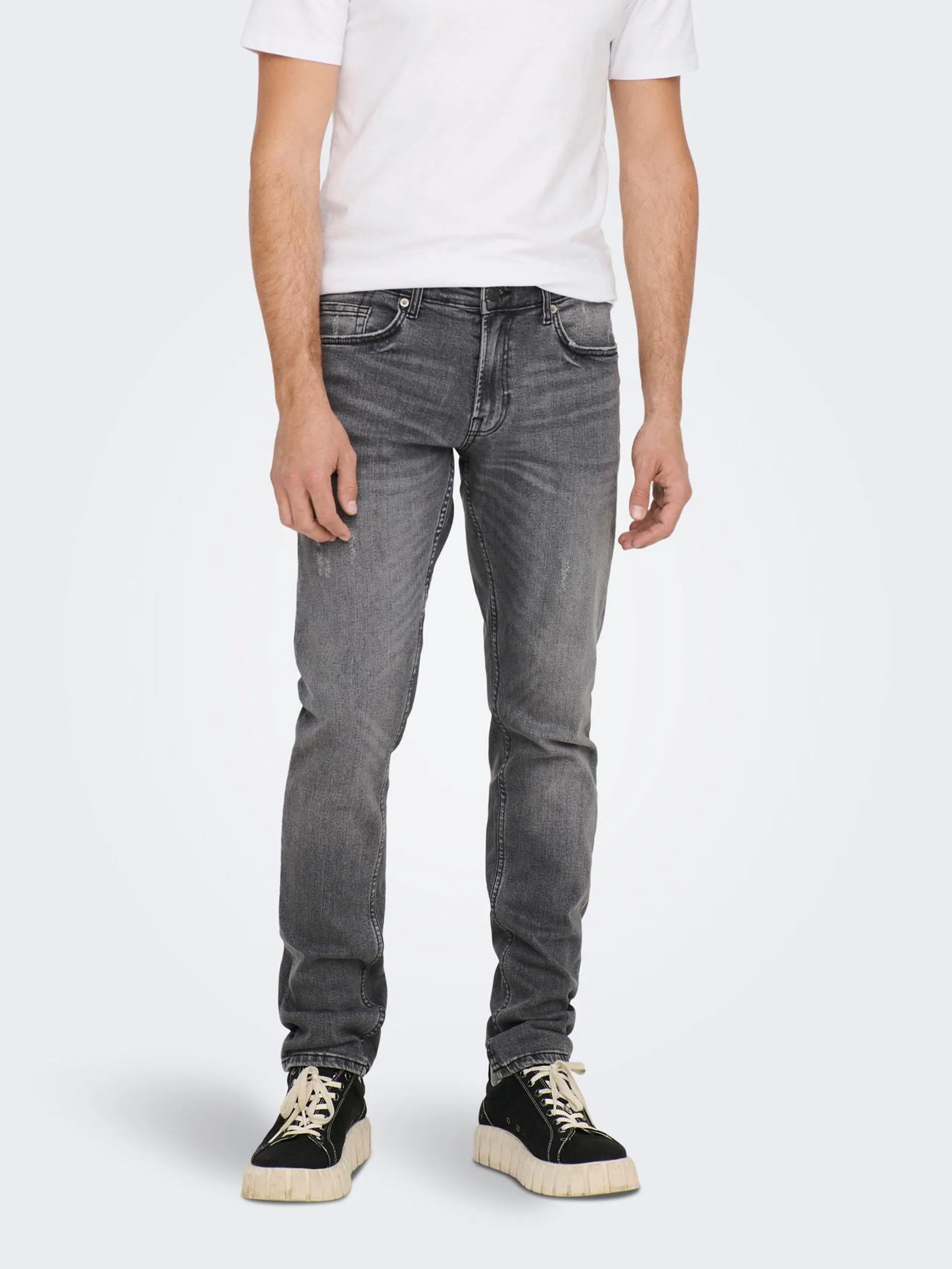 ONSWeft Regular Grey Jeans