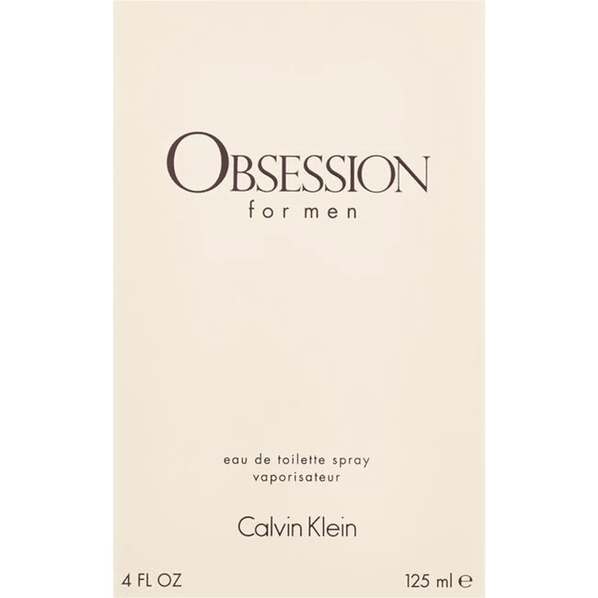 Calvin Klein Obsession For Men Eau De Toilette Spray