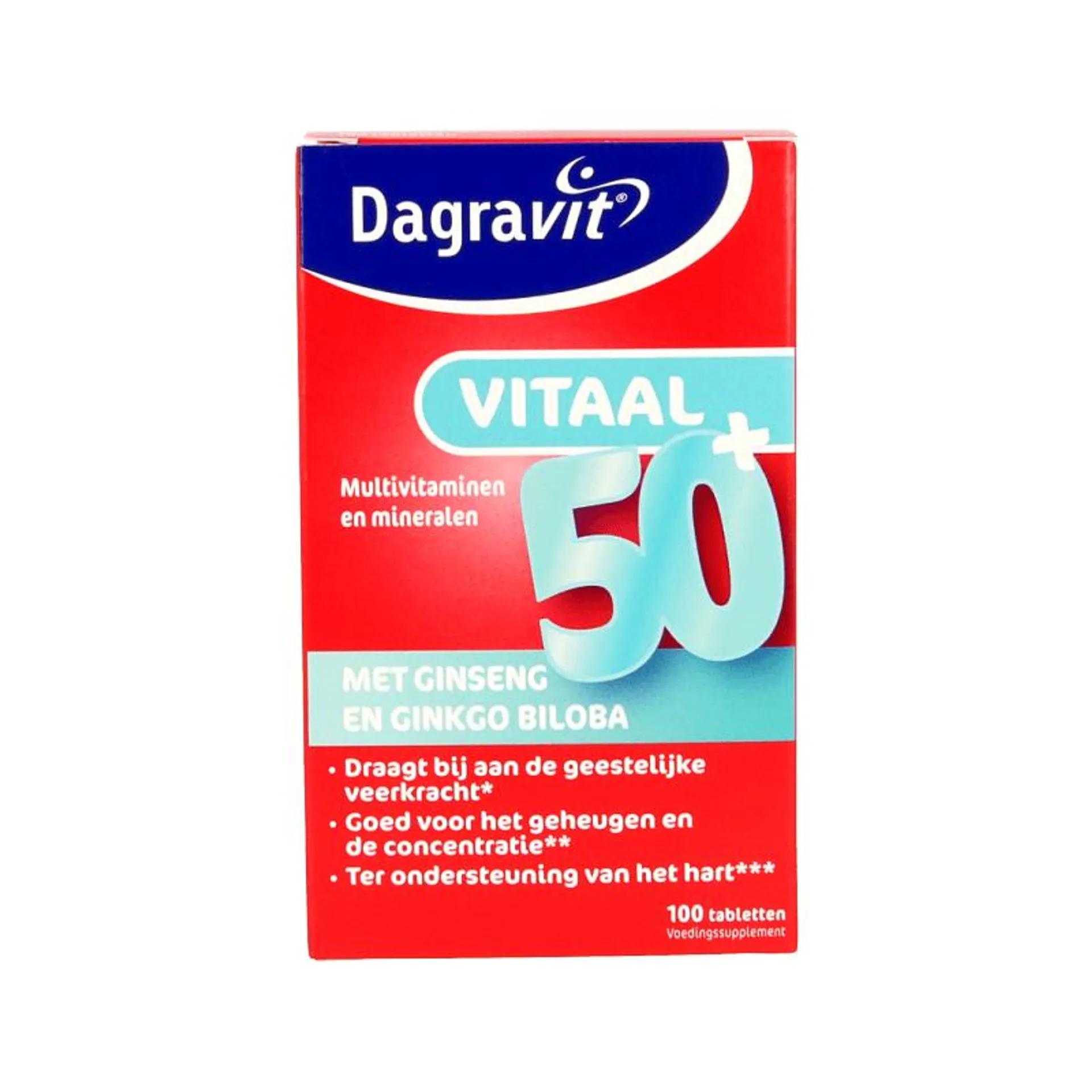 Dagravit Totaal 30 Vitaal 50+ 100 tabletten