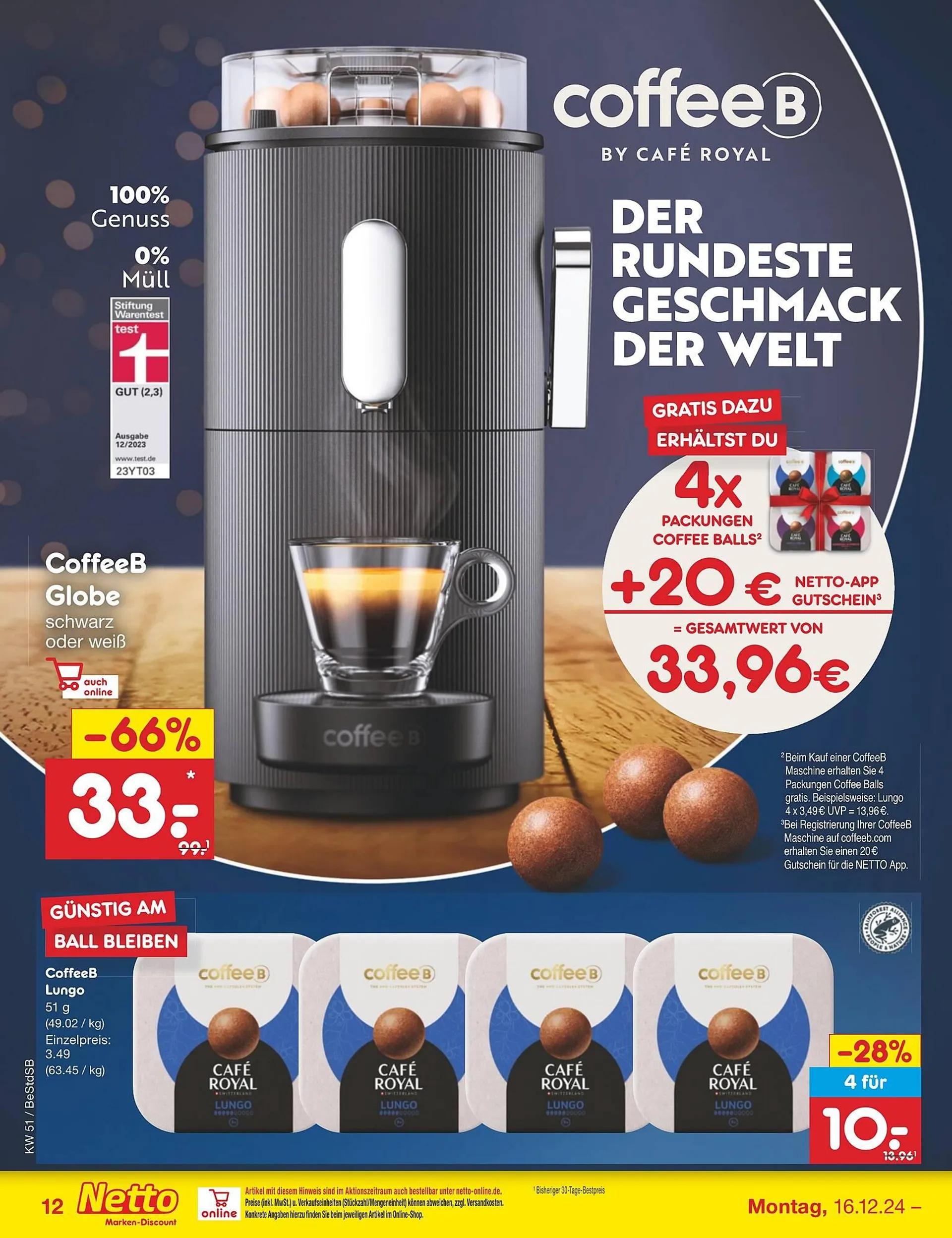 Netto Marken-Discount DE folder van 16 december tot 21 december 2024 - Folder pagina 12