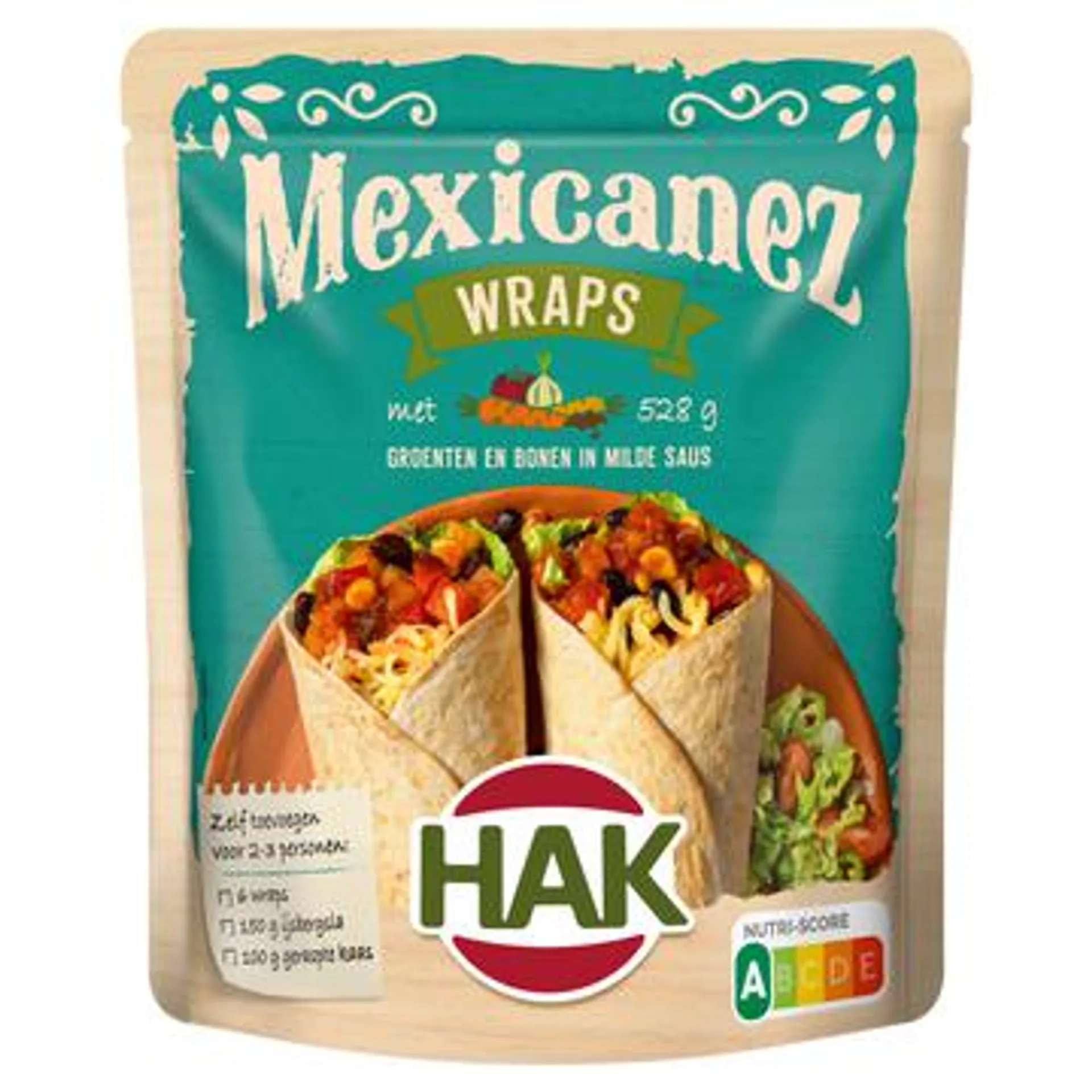 Hak Mexicanez Wraps 550g