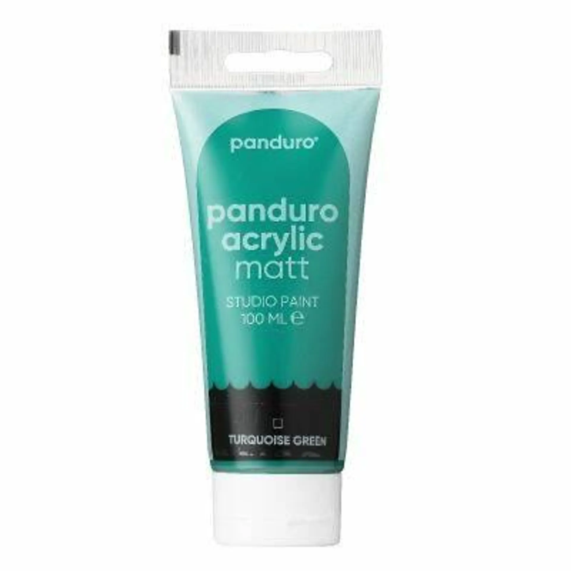 Panduro acrylverf mat - 100 ml - turquoise groen