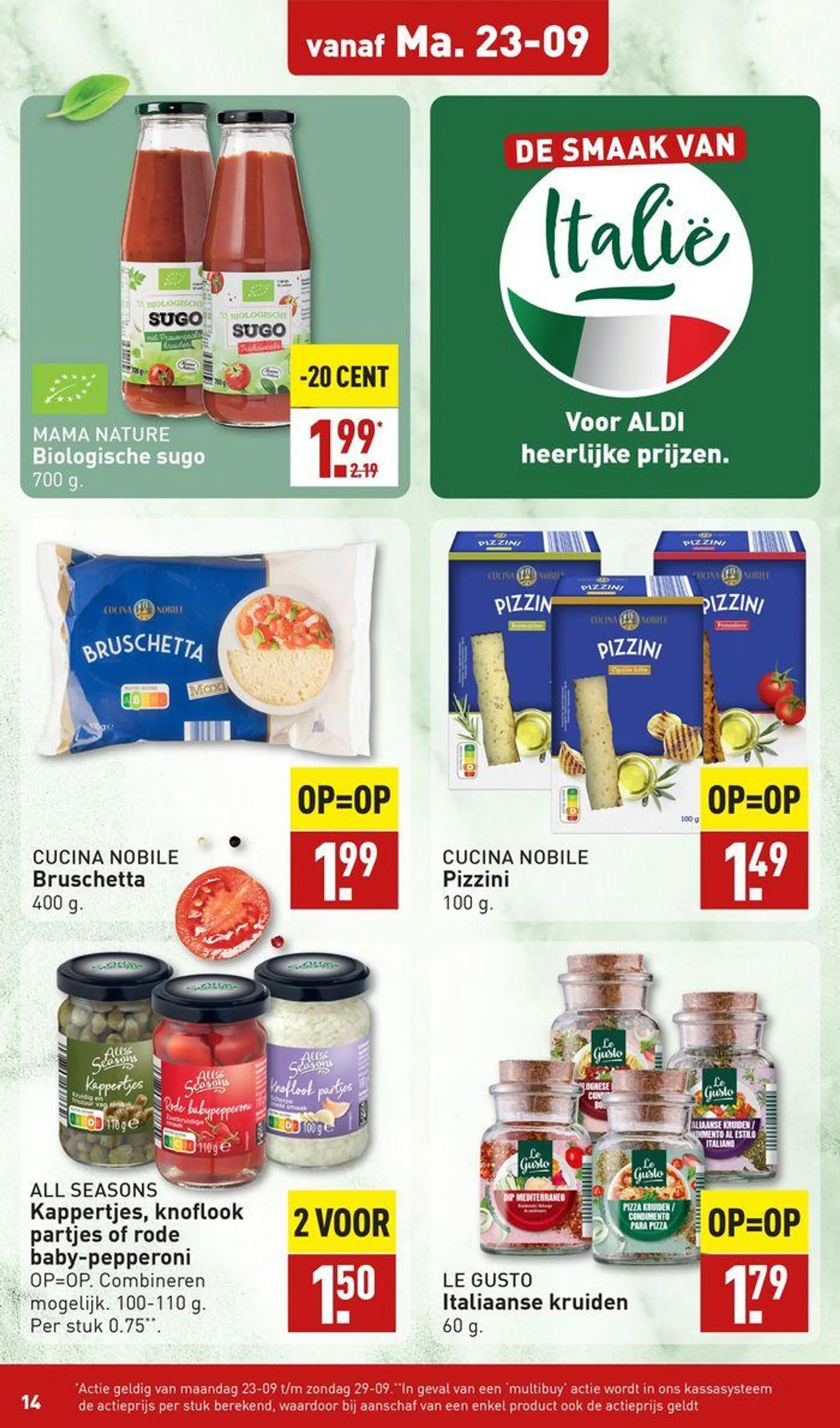 Topdeals voor alle klanten van 19 september tot 3 oktober 2024 - Folder pagina 14