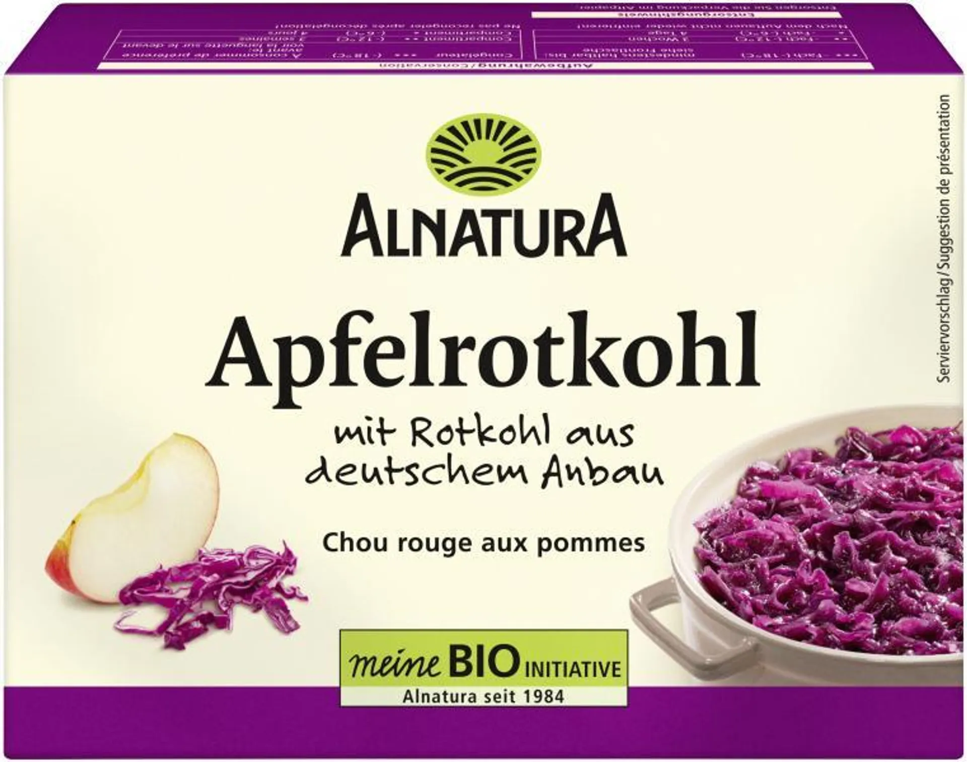 Alnatura Apfelrotkohl 450 g