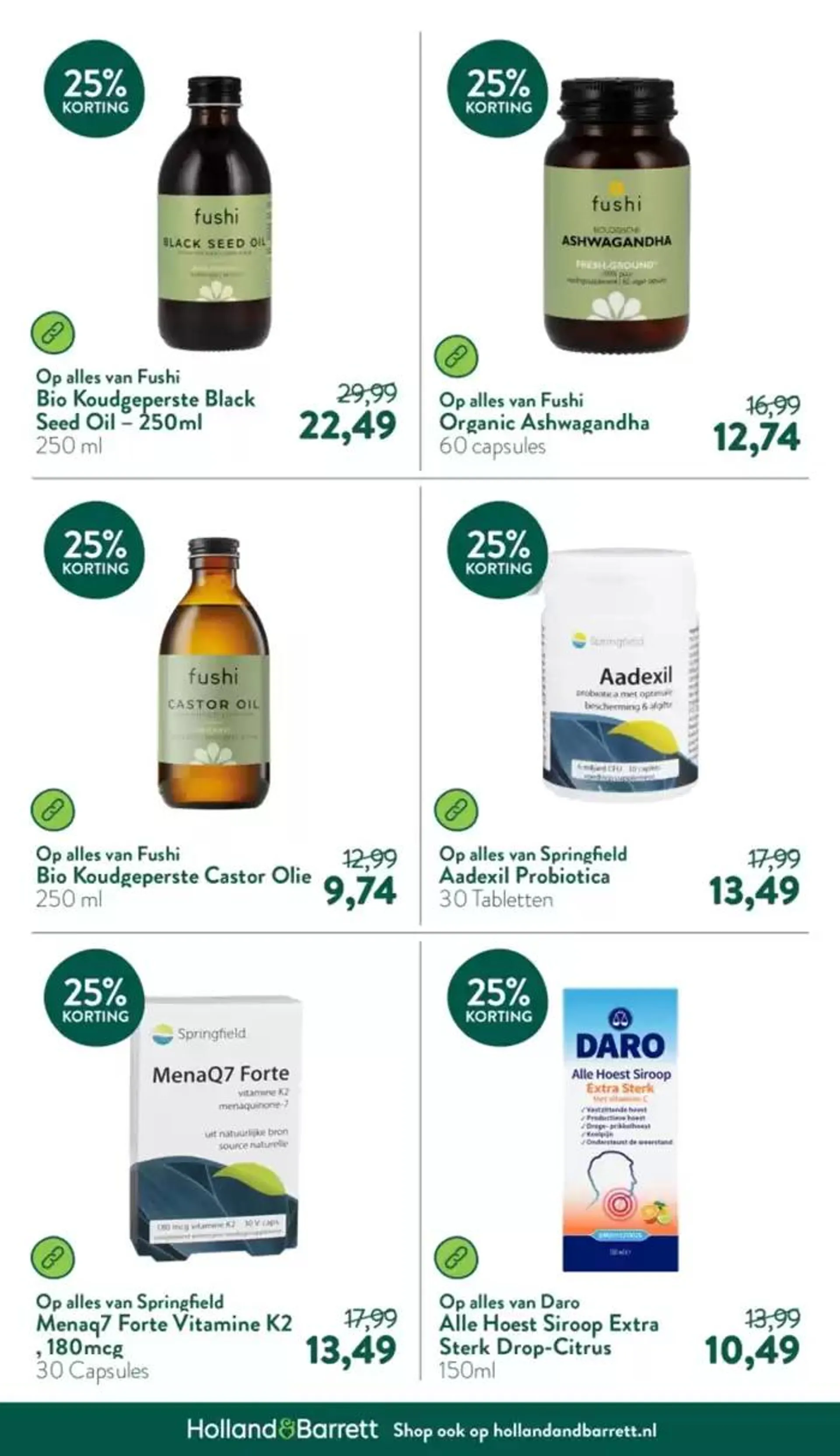 Holland & Barrett folder van 2 oktober tot 16 oktober 2024 - Folder pagina 34