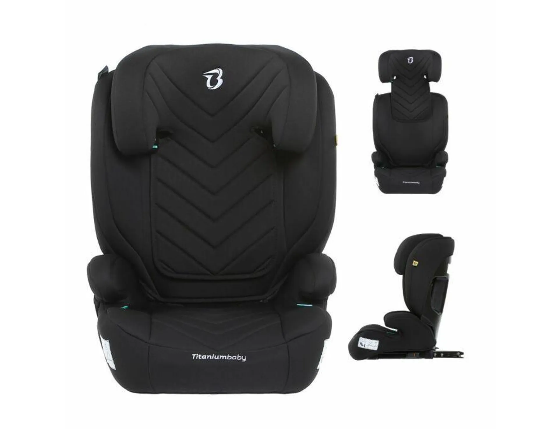 Autostoel Titanium Baby Vidar i-Size 2-3 Isofix Black