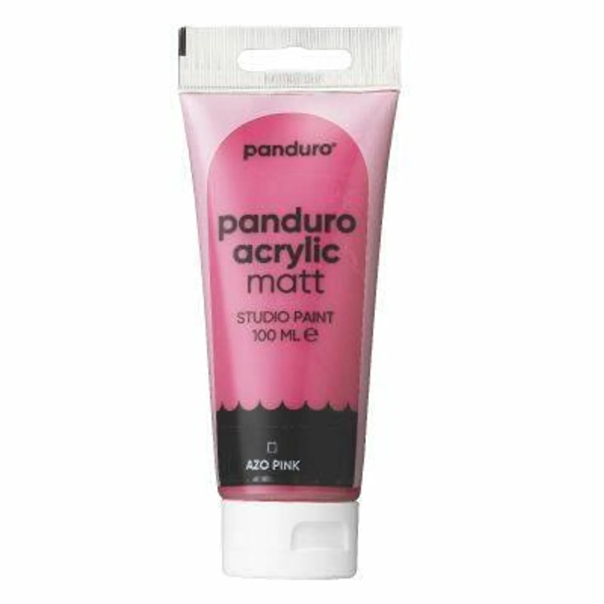 Panduro acrylverf mat - 100 ml - azo roze