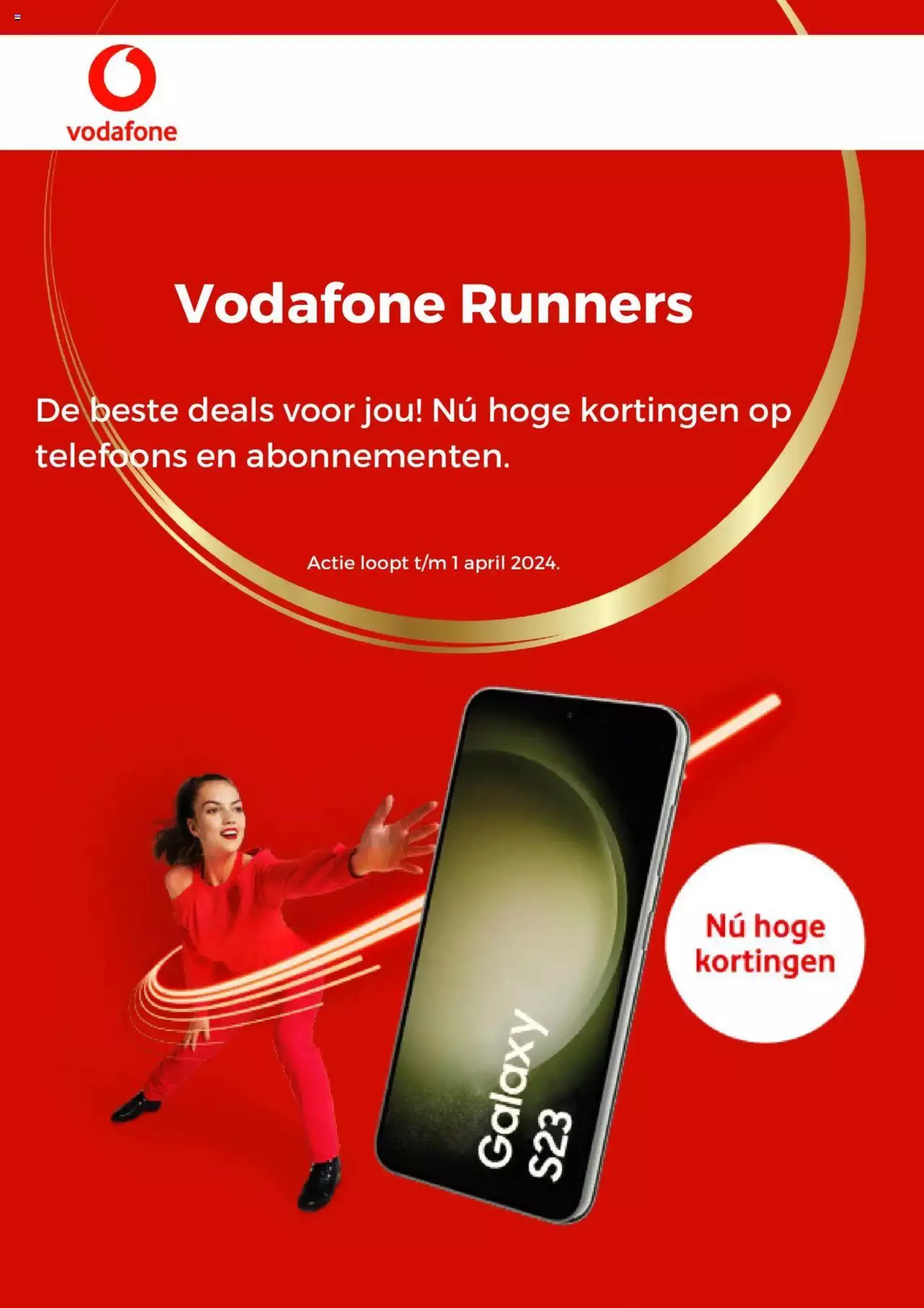 Vodafone - Folder van 1 april tot 18 maart 2024 - Folder pagina 1