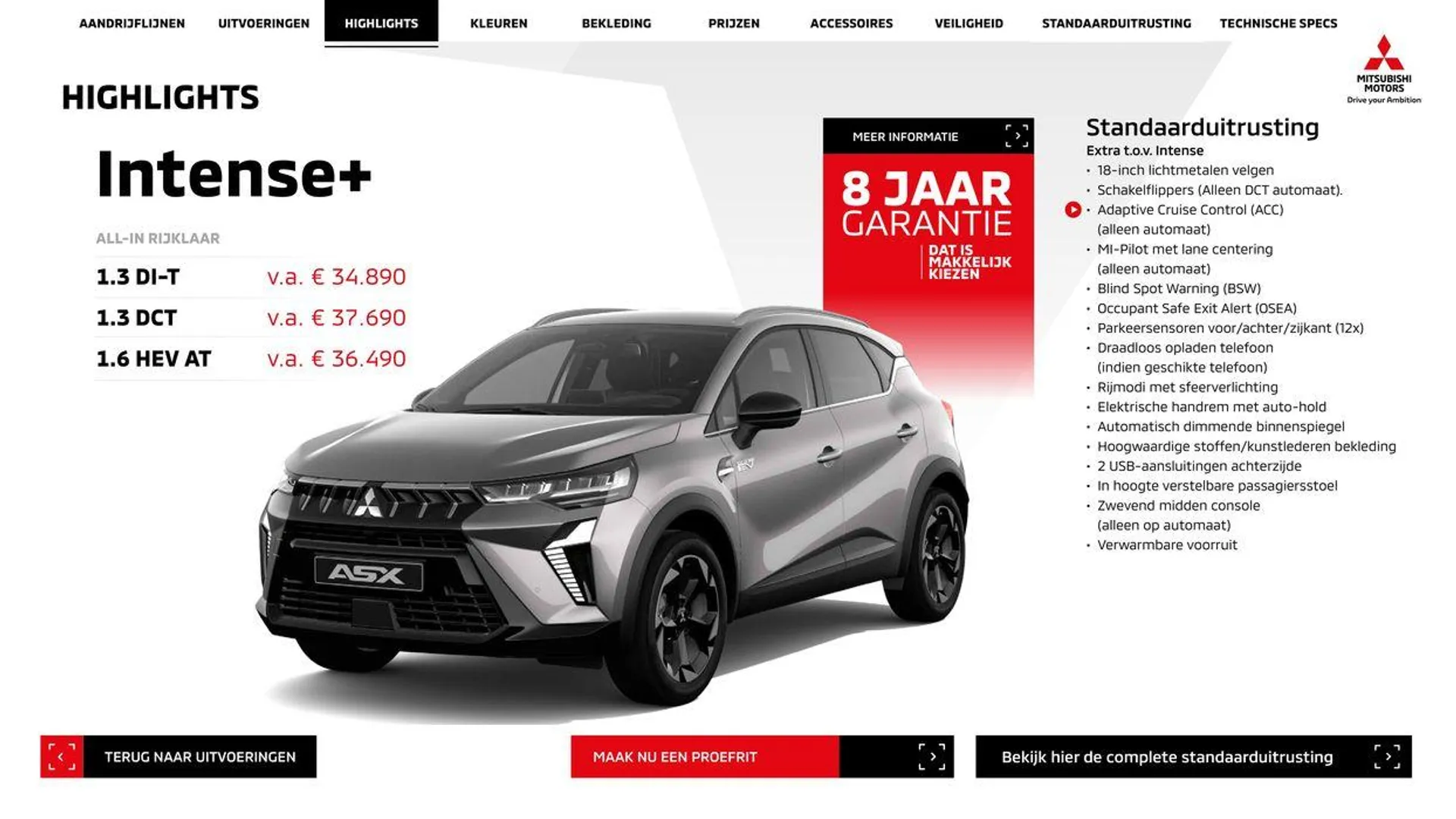 Mitsubishi Asx! van 9 augustus tot 9 augustus 2025 - Folder pagina 7