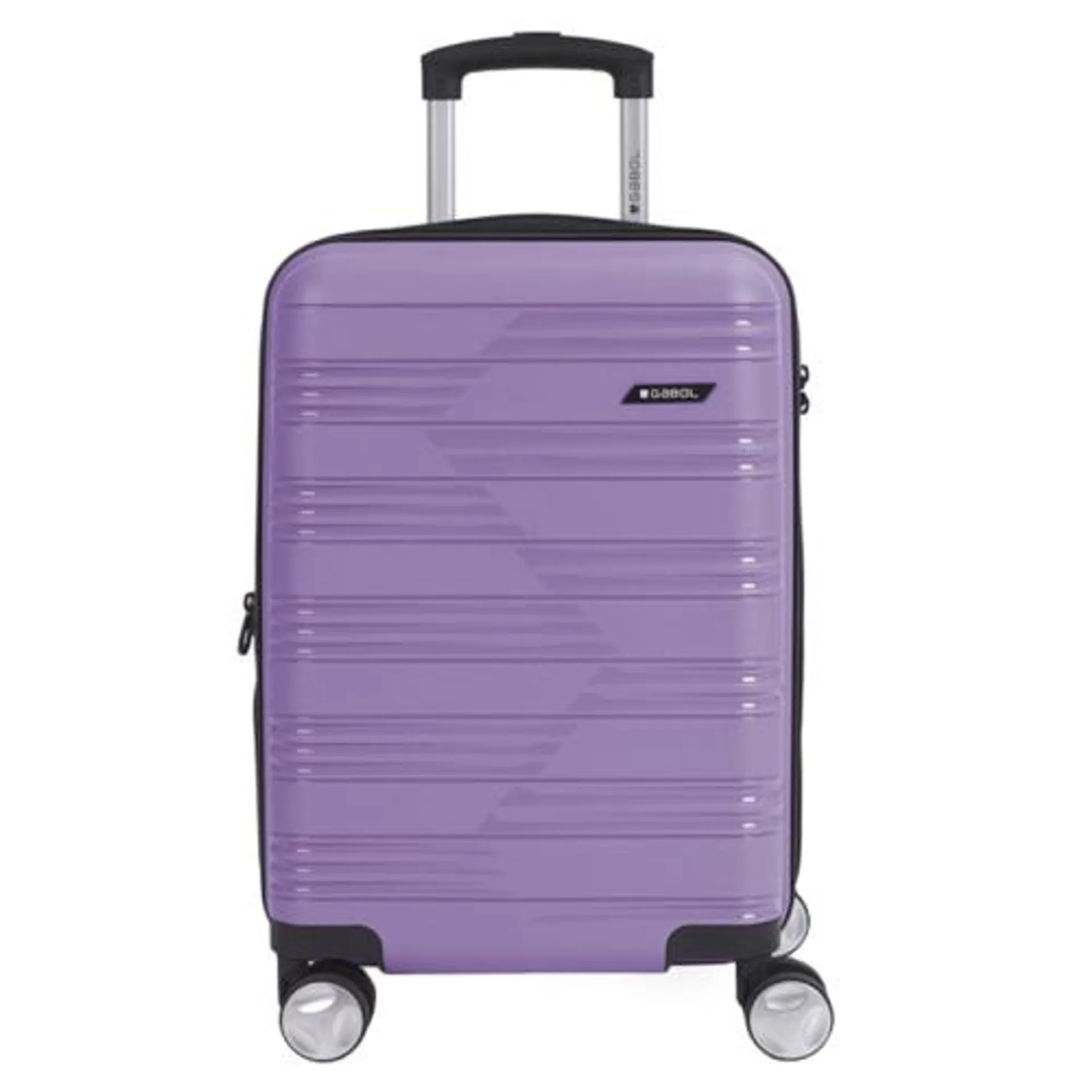 Harde Handbagage Koffer / Trolley / Reiskoffer 55x35x21 cm Advance Lila