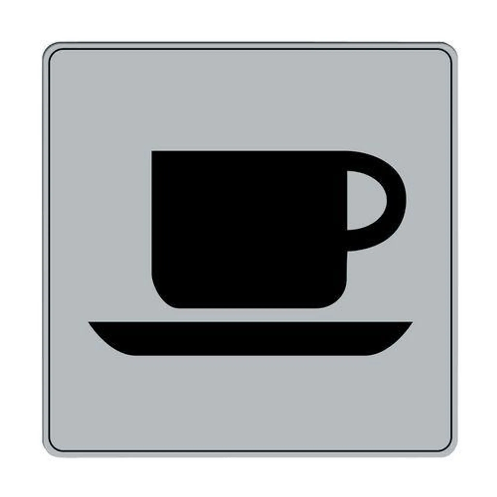 Pictogram van polystyreen ISO 7001 - Café/buffet