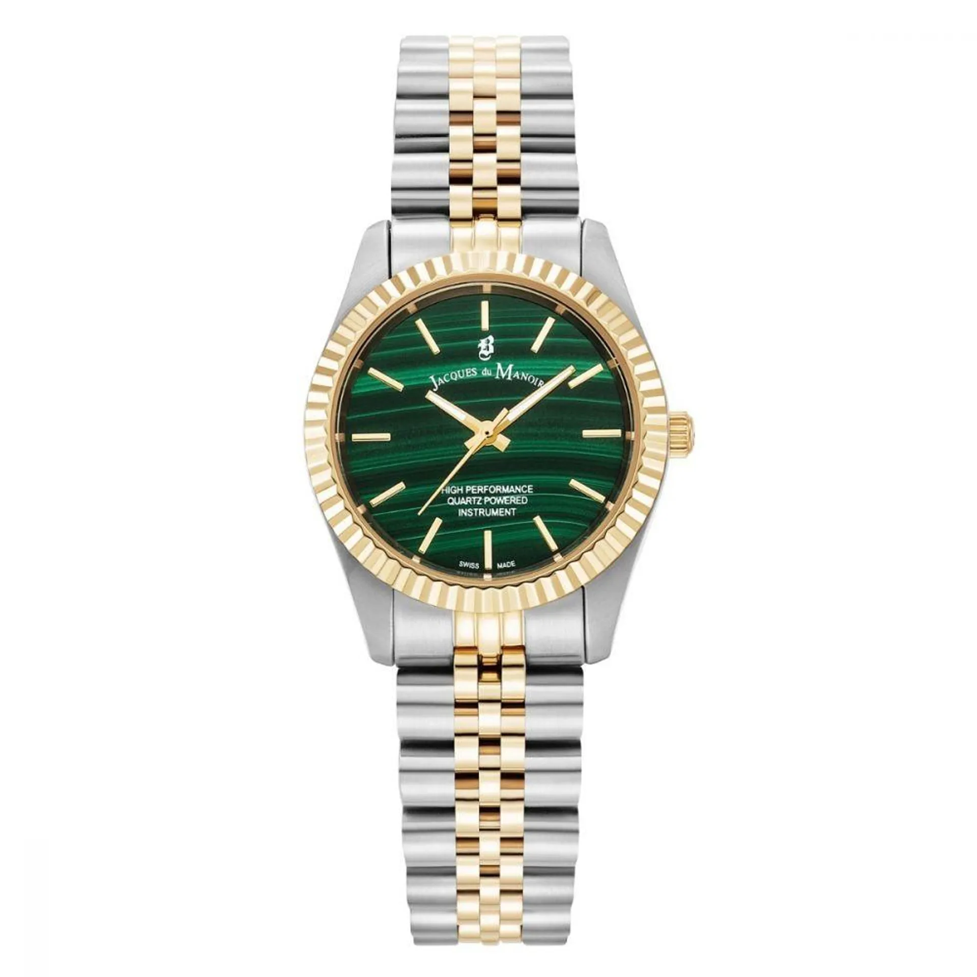 Green Women's Watch Set with Jewellery JPN05401