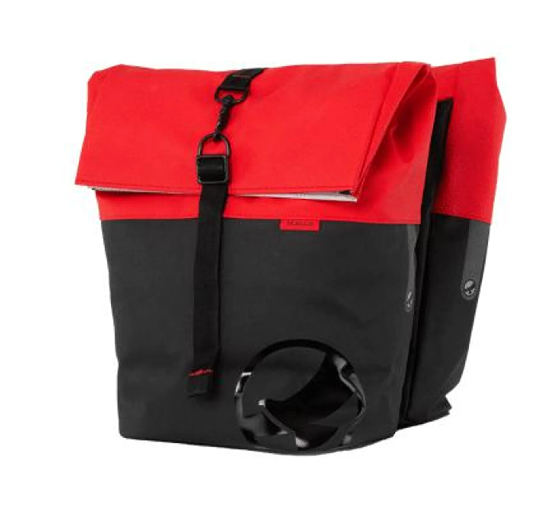 Stella Valenzano - Dubbele Fietstas Rood - 36L