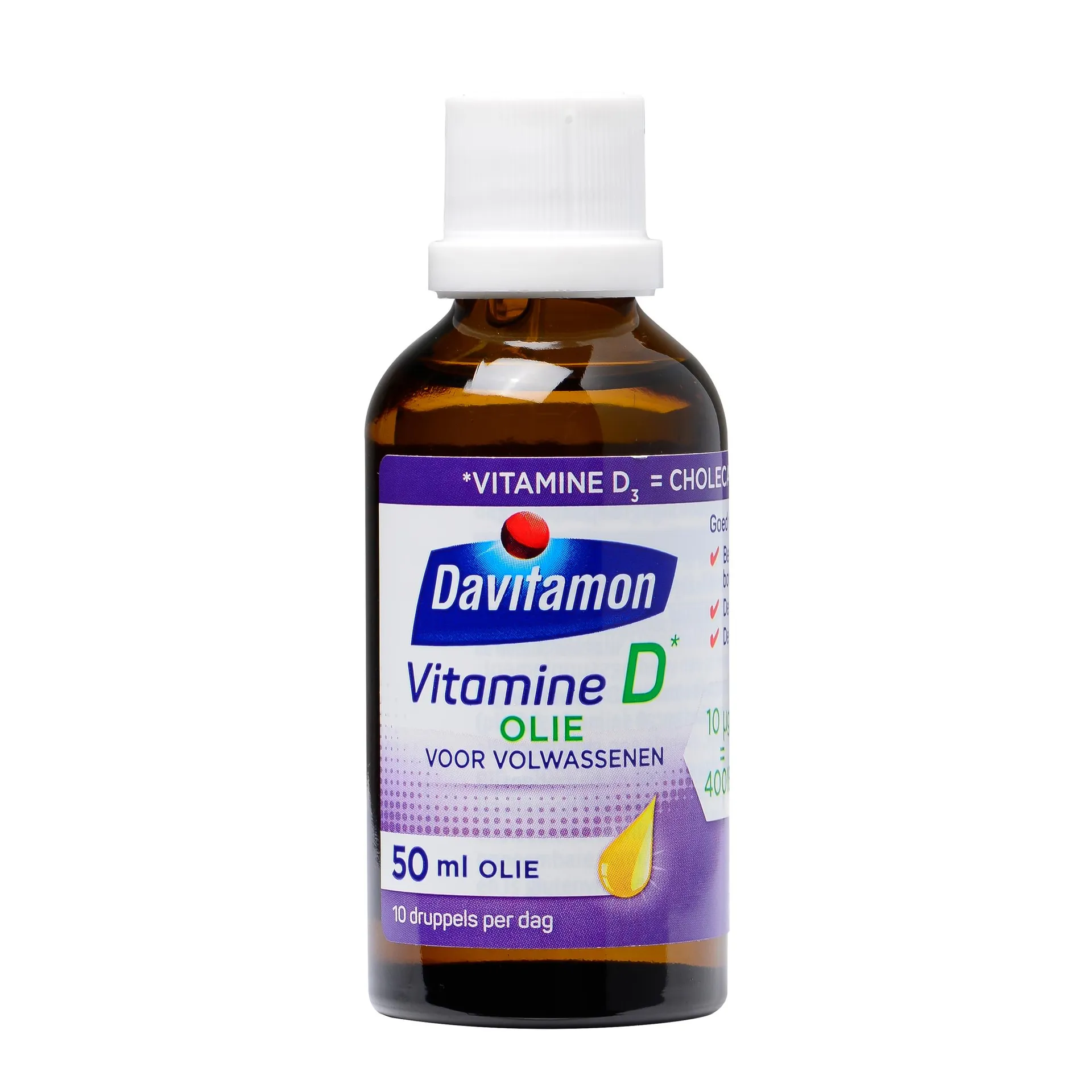 Davitamon Vitamine D olie volwassenen 50 milliliter