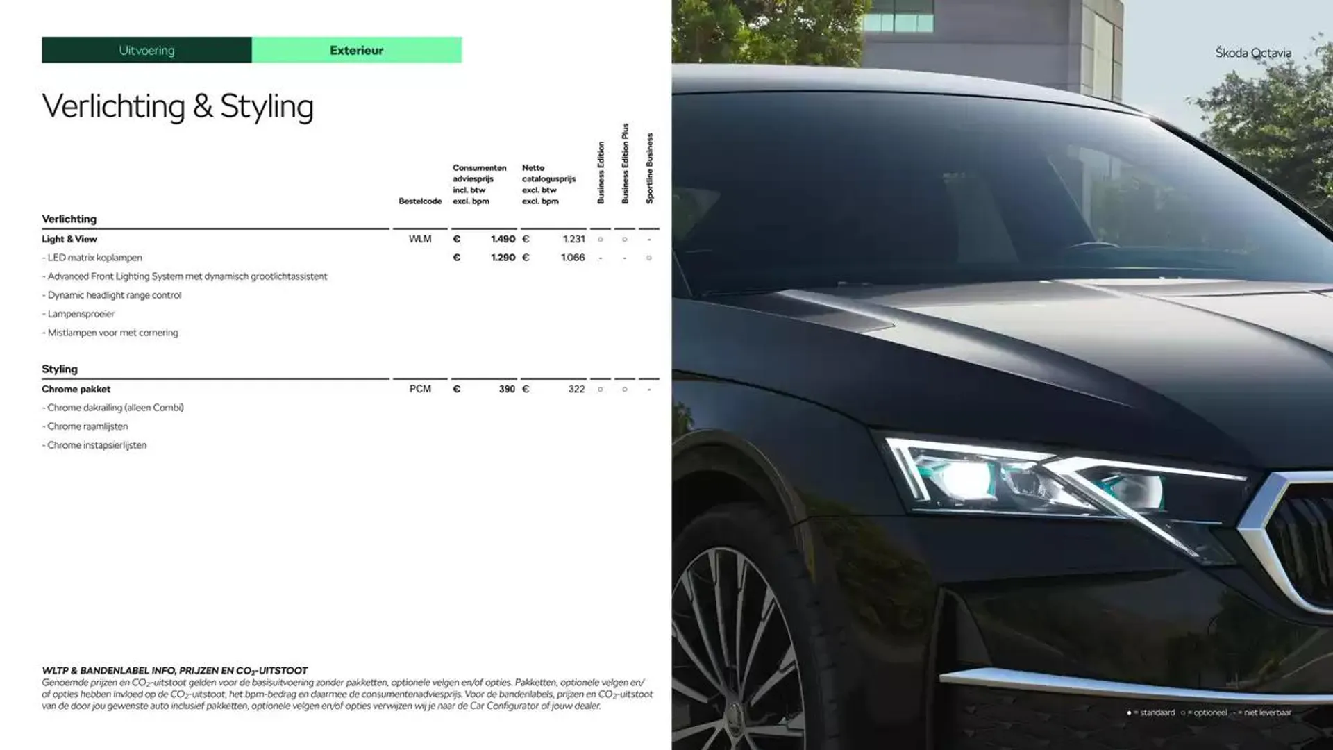 Škoda Octavia (Combi) prijslijst per 6 september 2024 van 6 december tot 6 december 2025 - Folder pagina 11